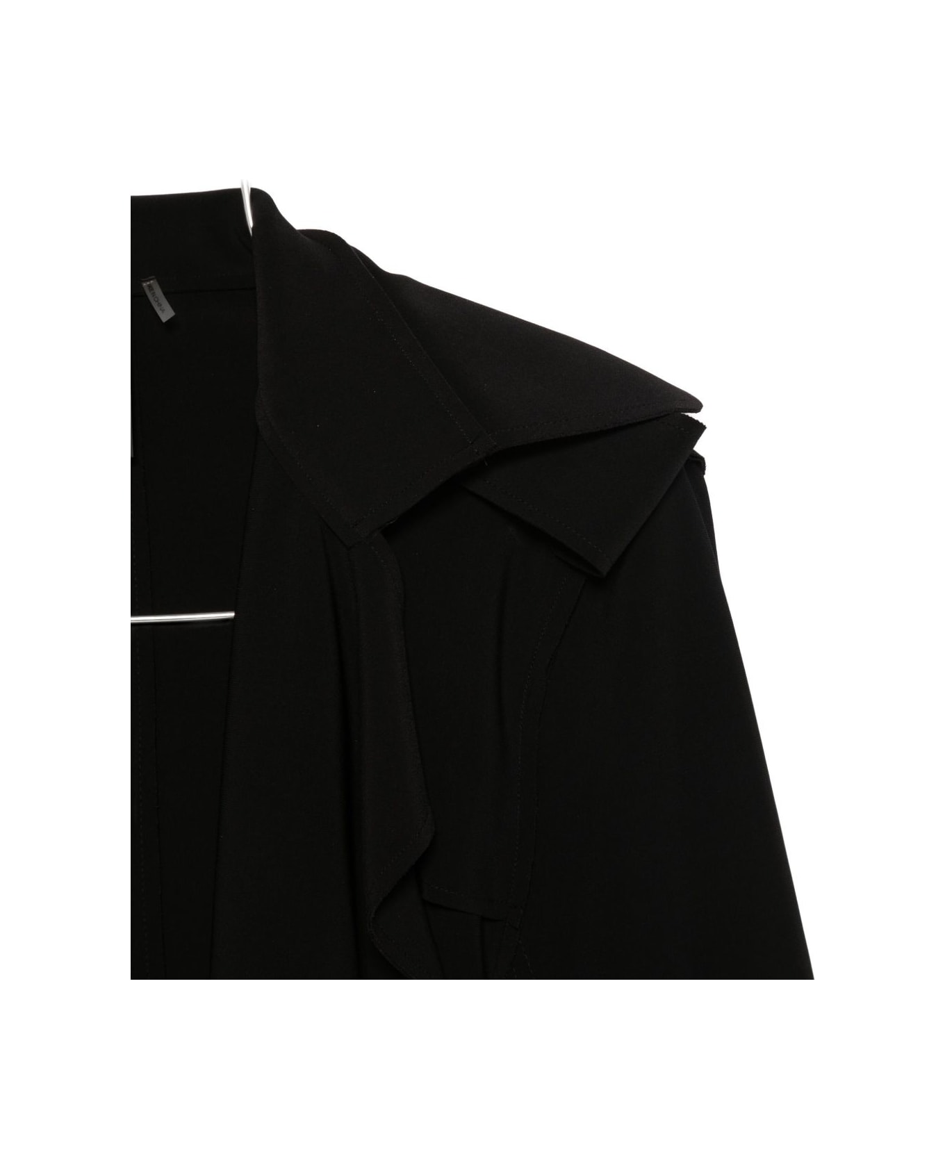 Norma Kamali Oversized Trench Coat - Black