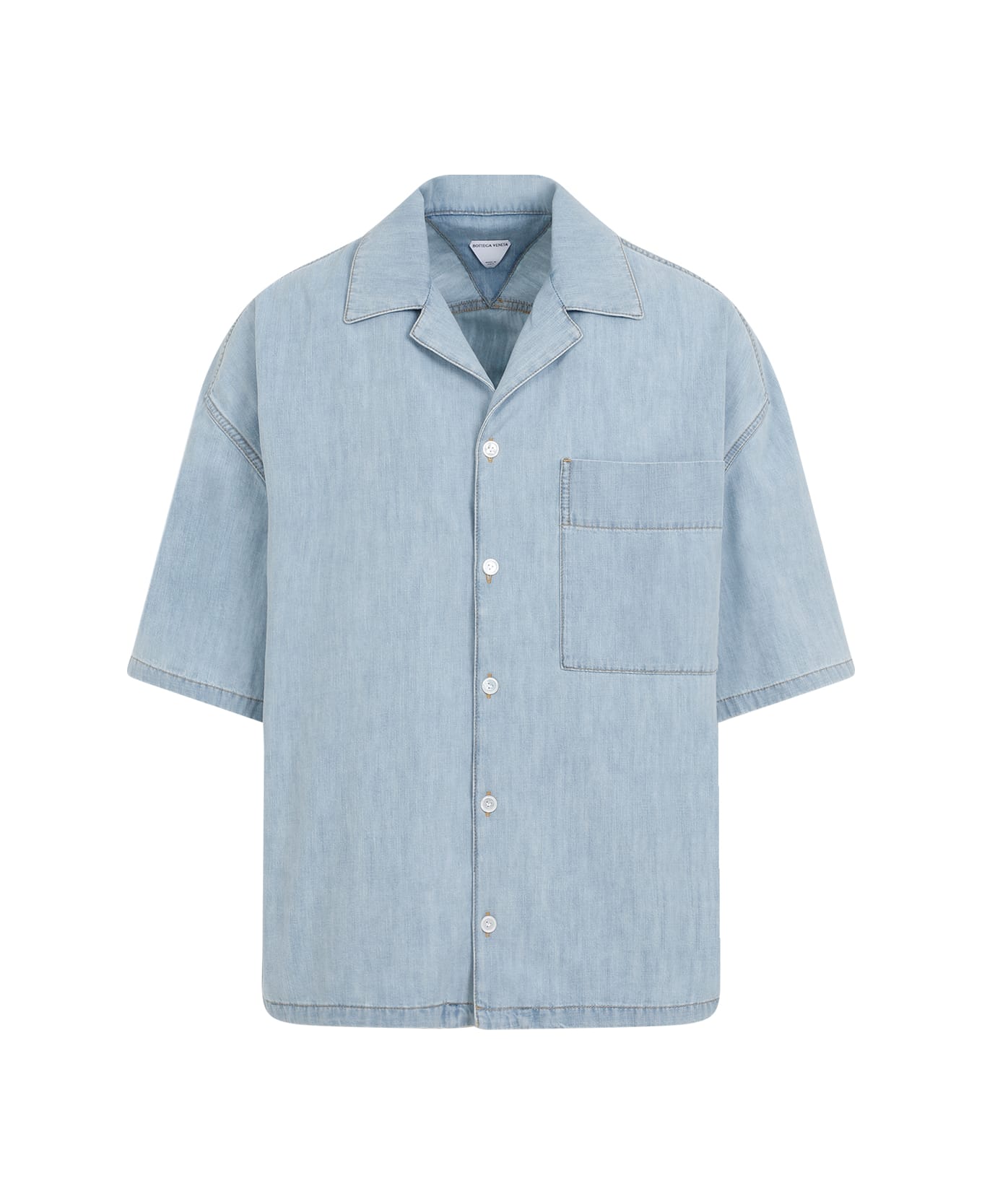 Bottega Veneta Chambray Shirt - Light Bleach