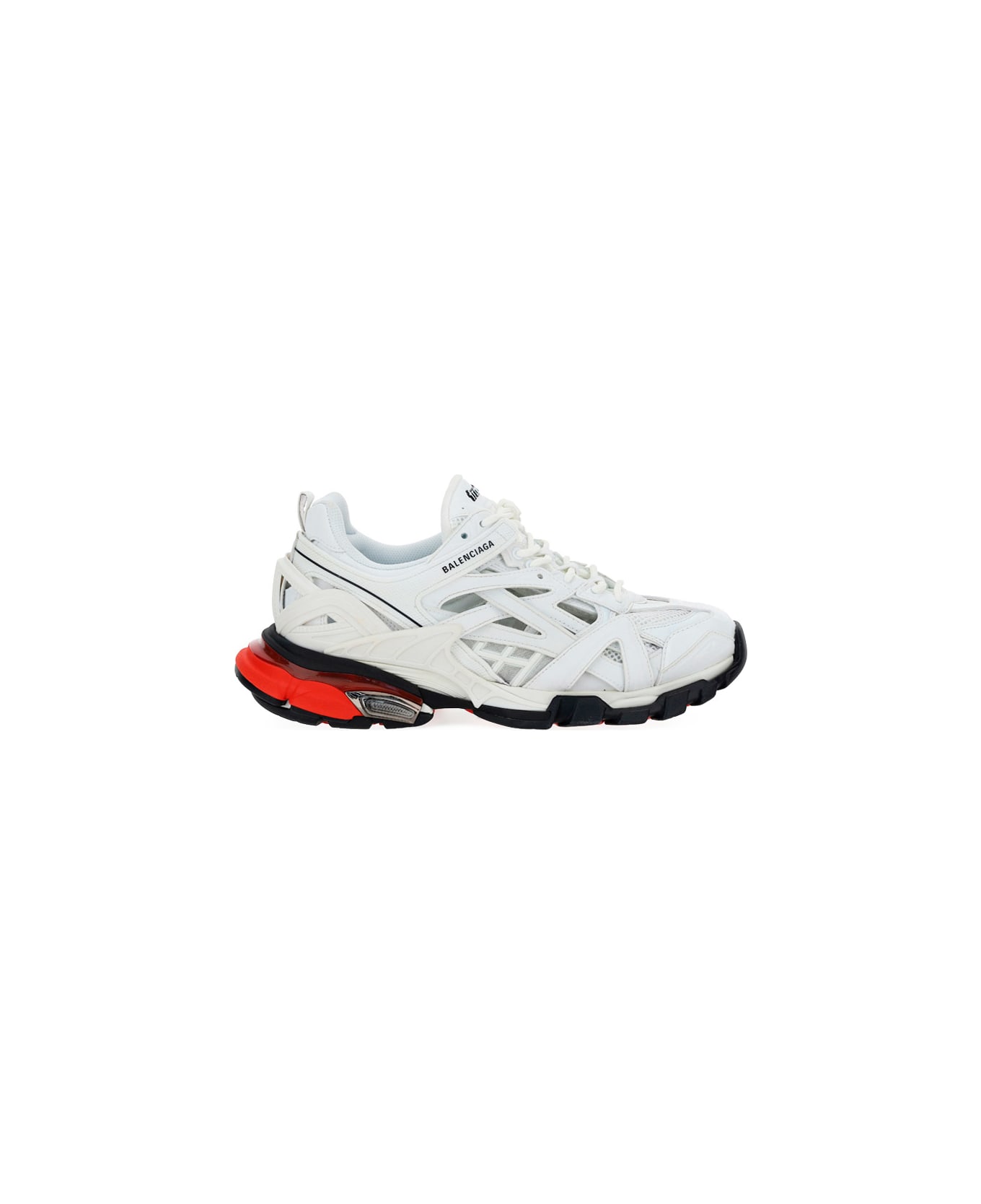 Balenciaga Track 2 Open Sneakers - White/red/black