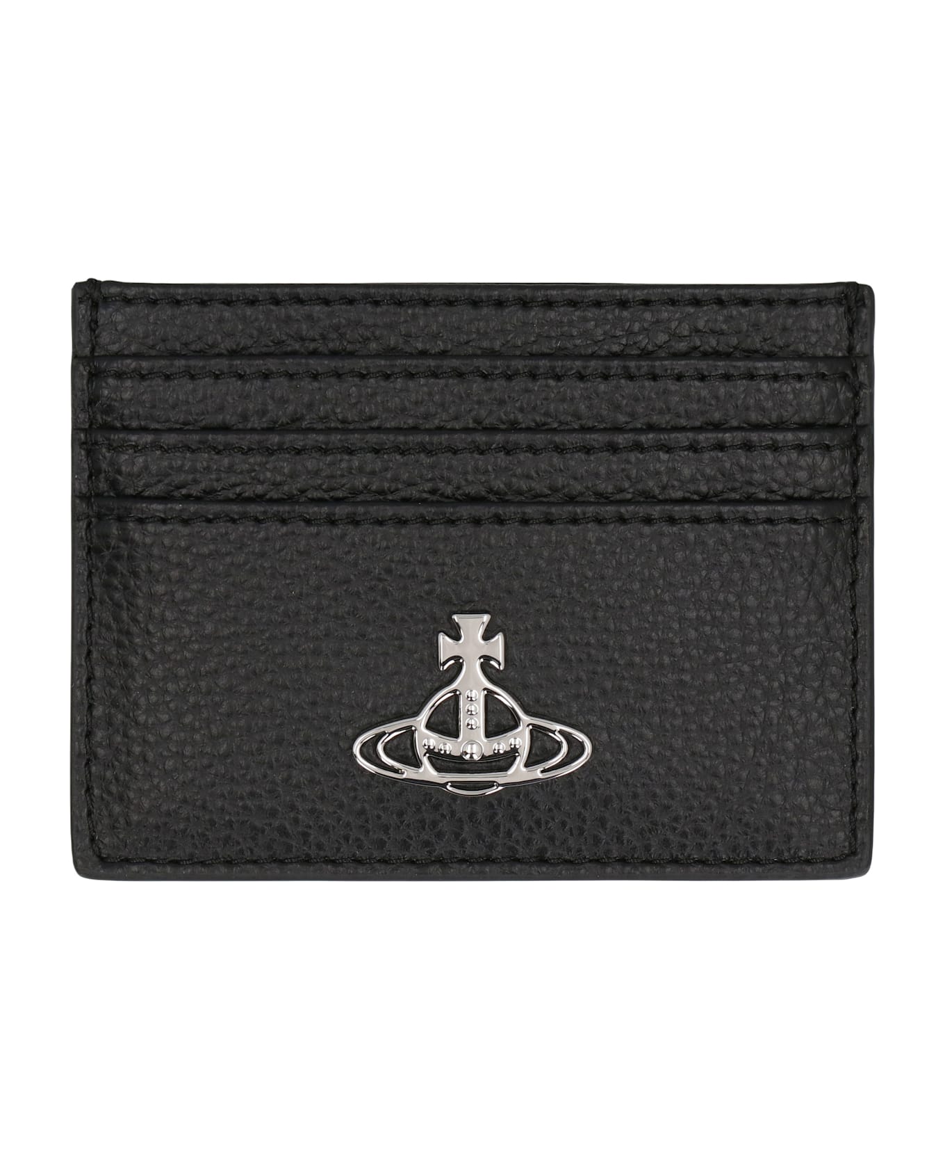 Vivienne Westwood Flat Cardholder In Eco Leather - black
