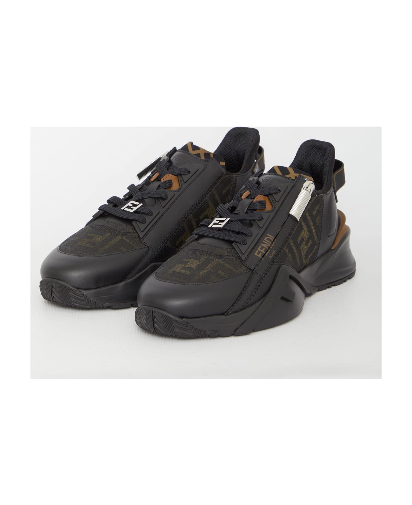 Fendi Flow Sneakers - Black Tobacco