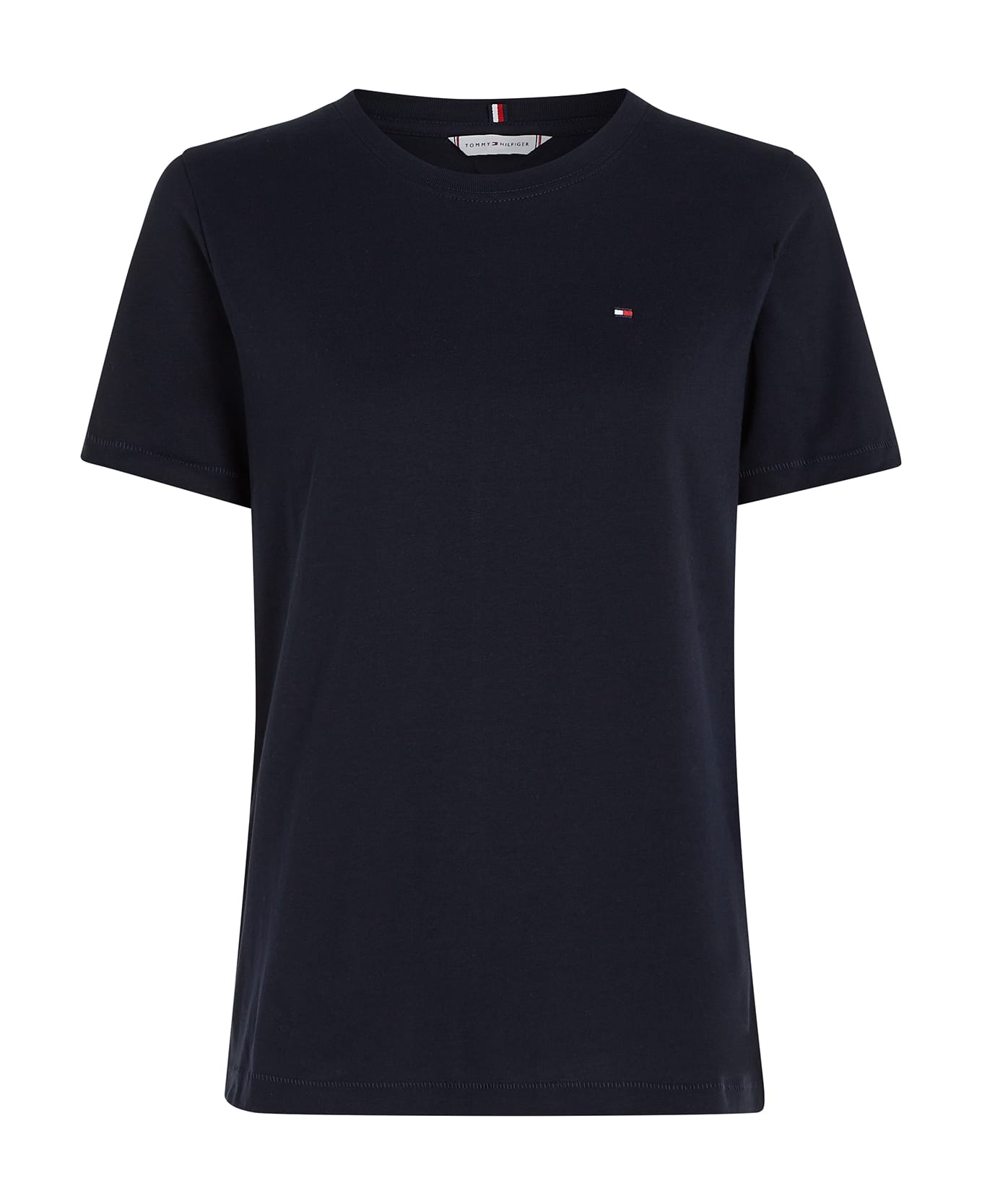 Tommy Hilfiger Navy Blue T-shirt With Mini Logo - DESERT SKY