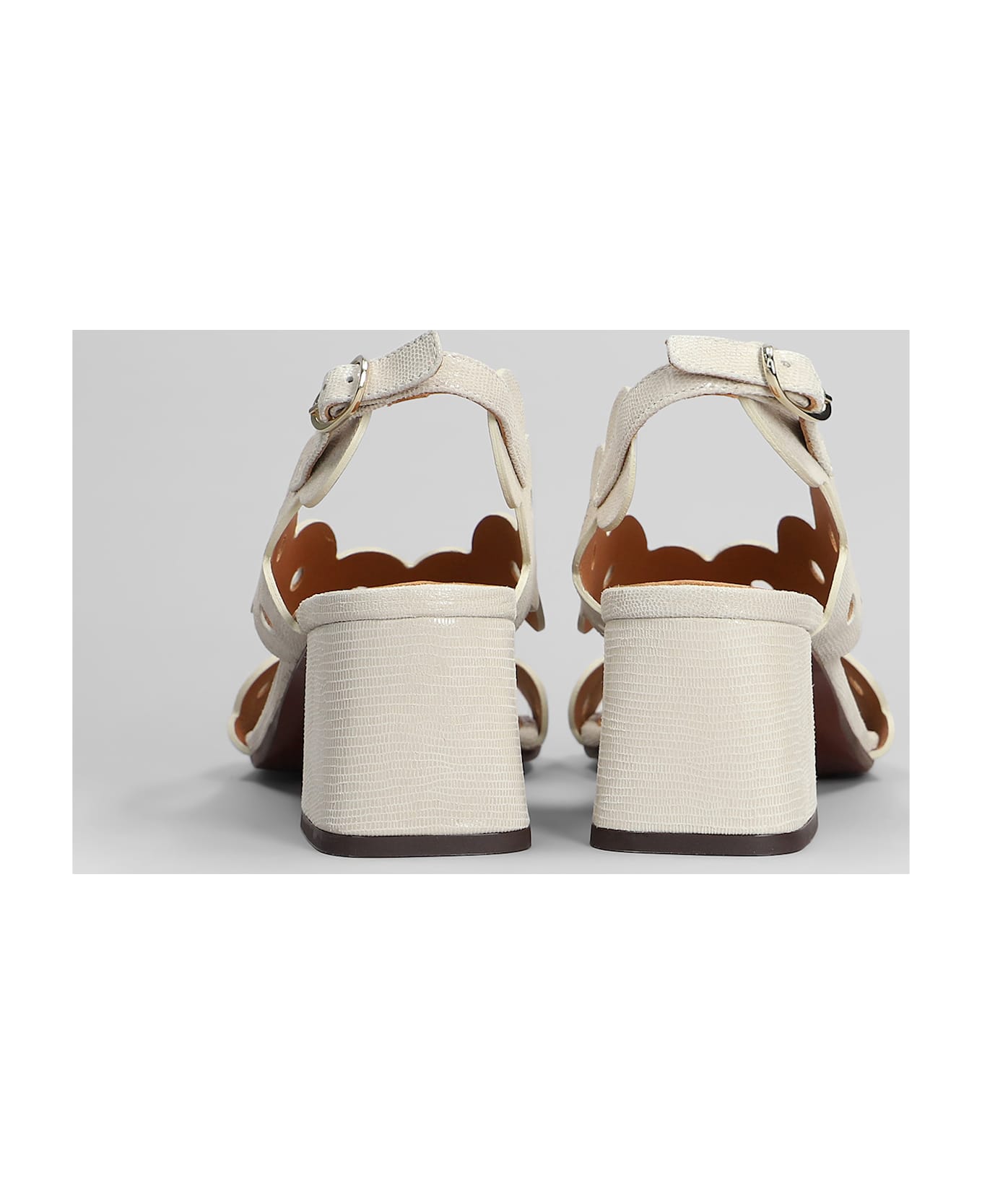 Chie Mihara Sandals In White Leather - white