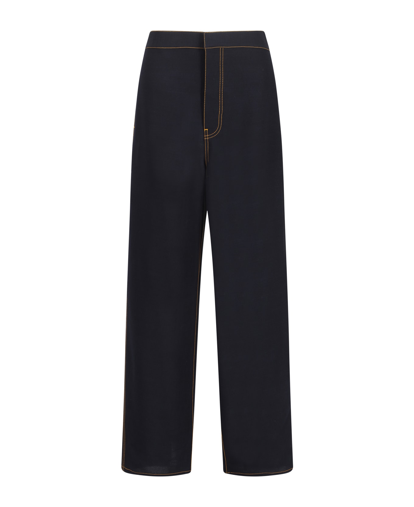 Alaia Pants - Marine Fonce