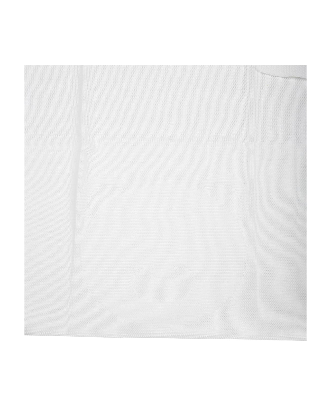 Little Bear White Blanket For Baby Kids - White アクセサリー＆ギフト