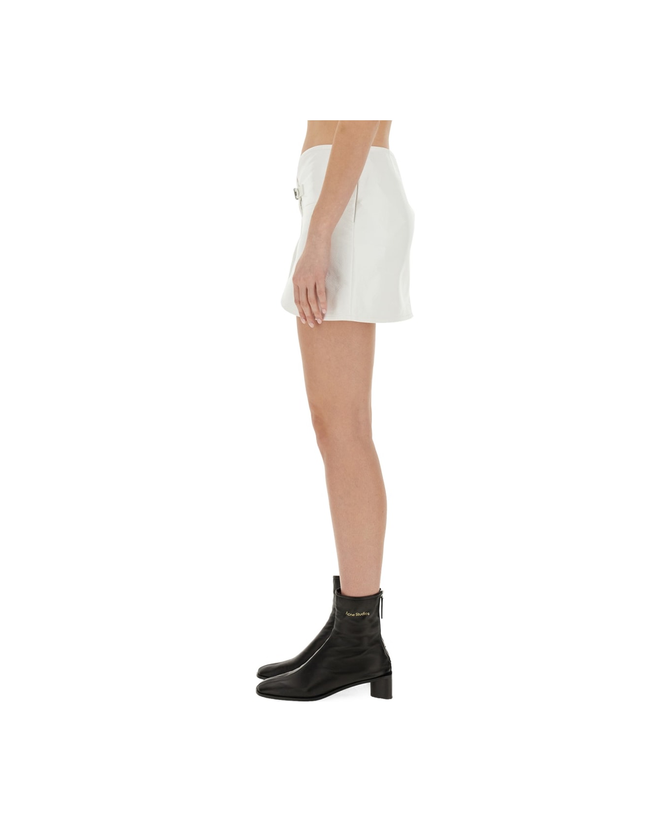Courrèges "ellipse" Skirt - WHITE スカート
