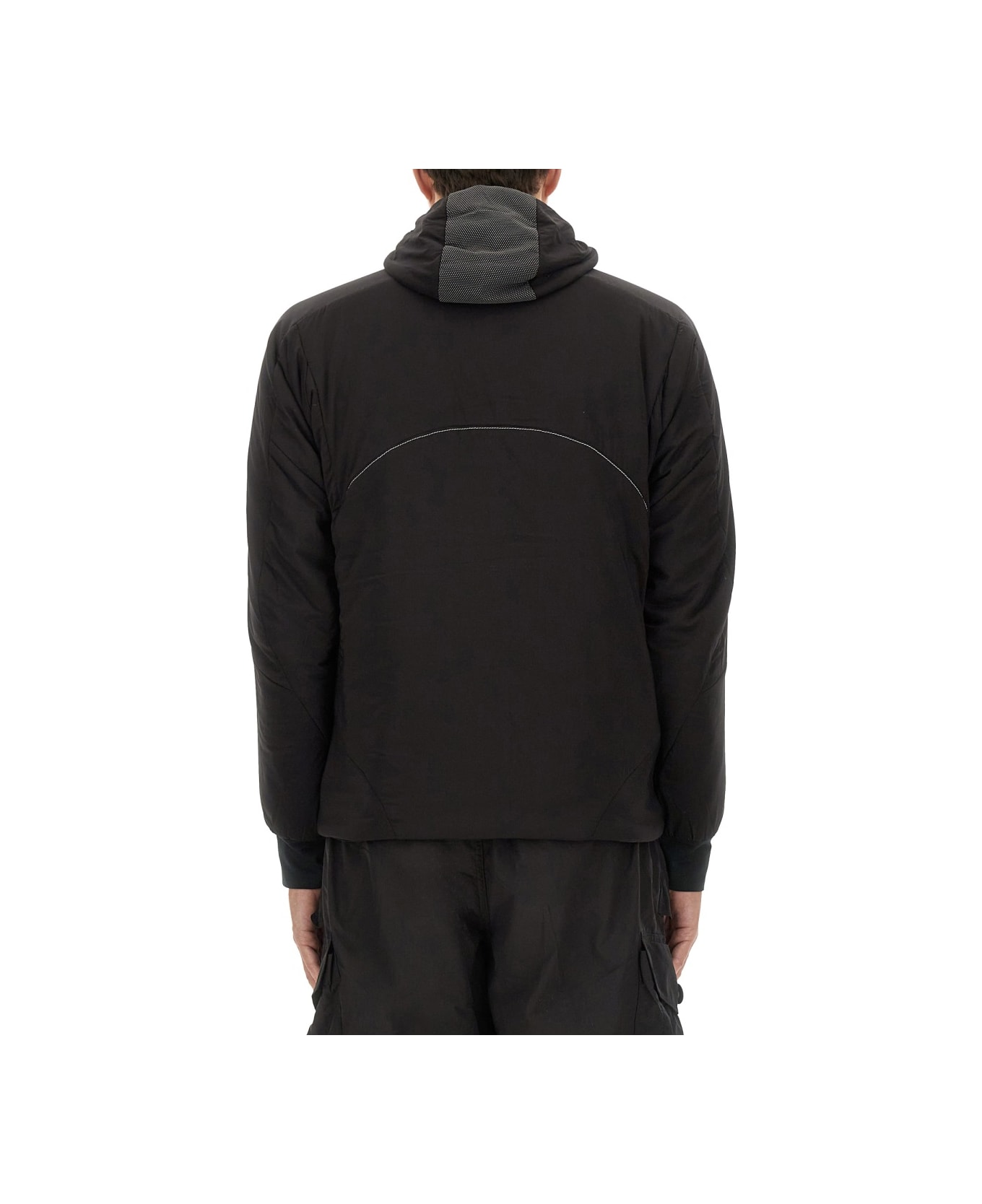 And Wander "alpha Air" Sweatshirt - BLACK