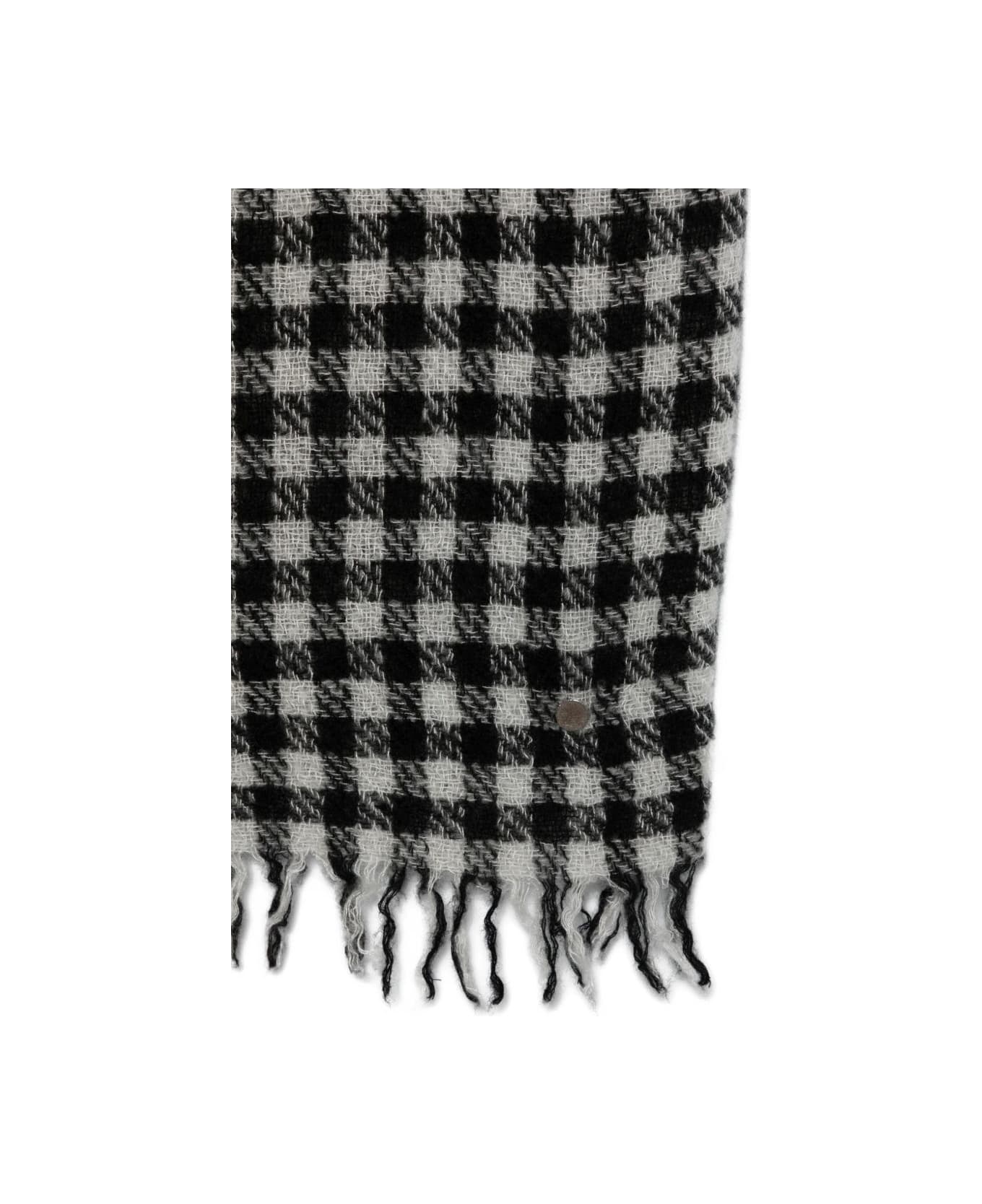 Faliero Sarti Wool And Cashmere Scarf - Black
