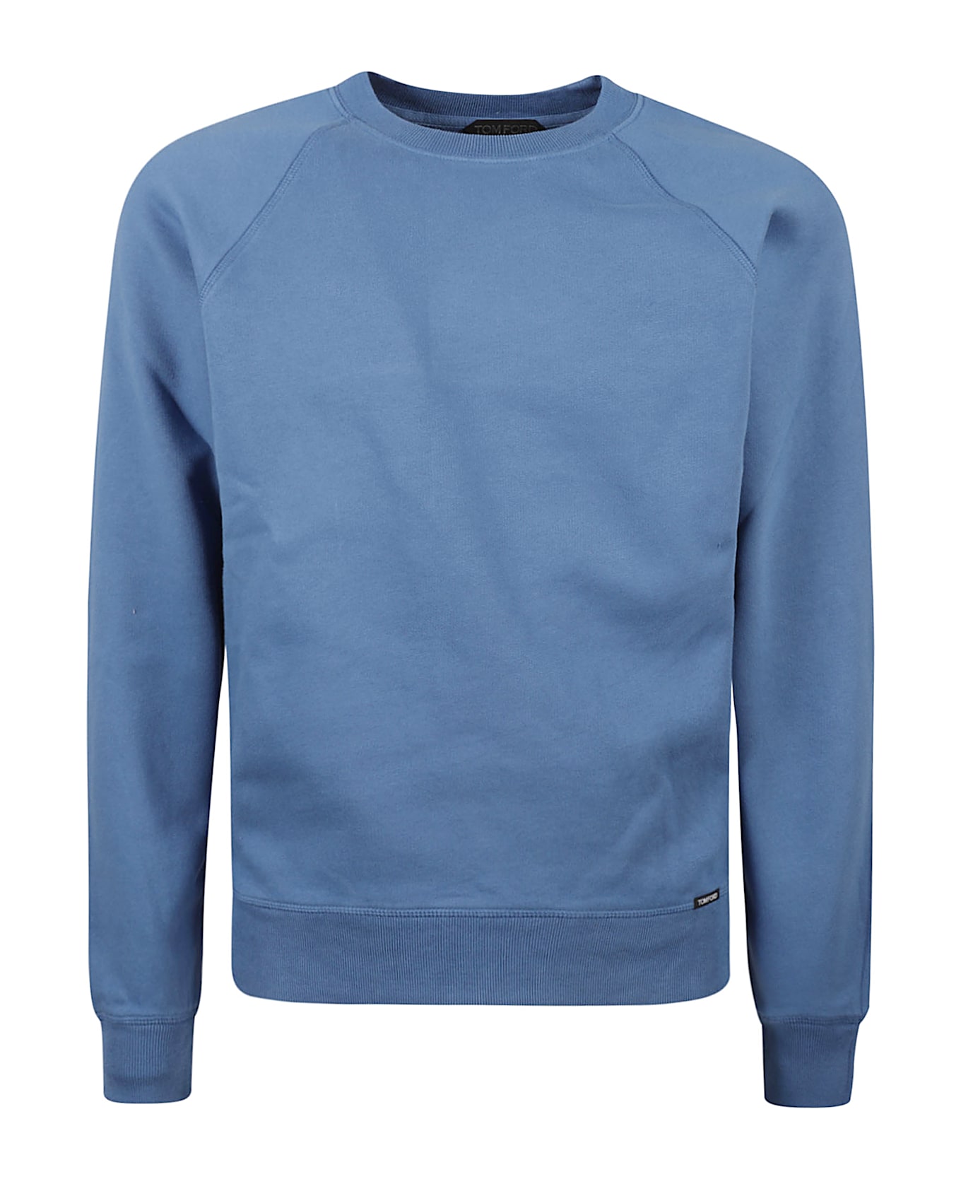 Tom Ford Cut And Sewn Crew Neck Sweatshirt - Denim Blue