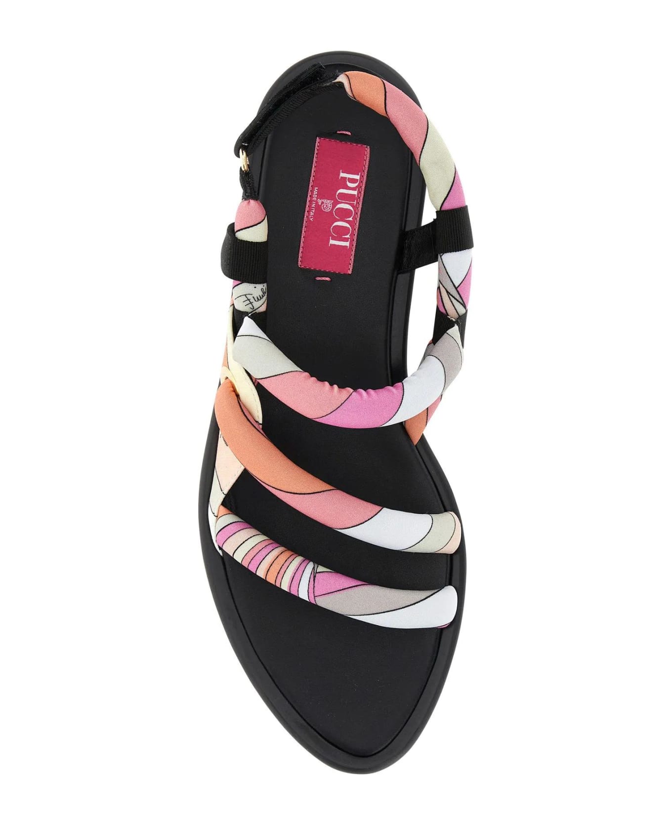 Pucci Printed Fabric Lee Sandals - Pink