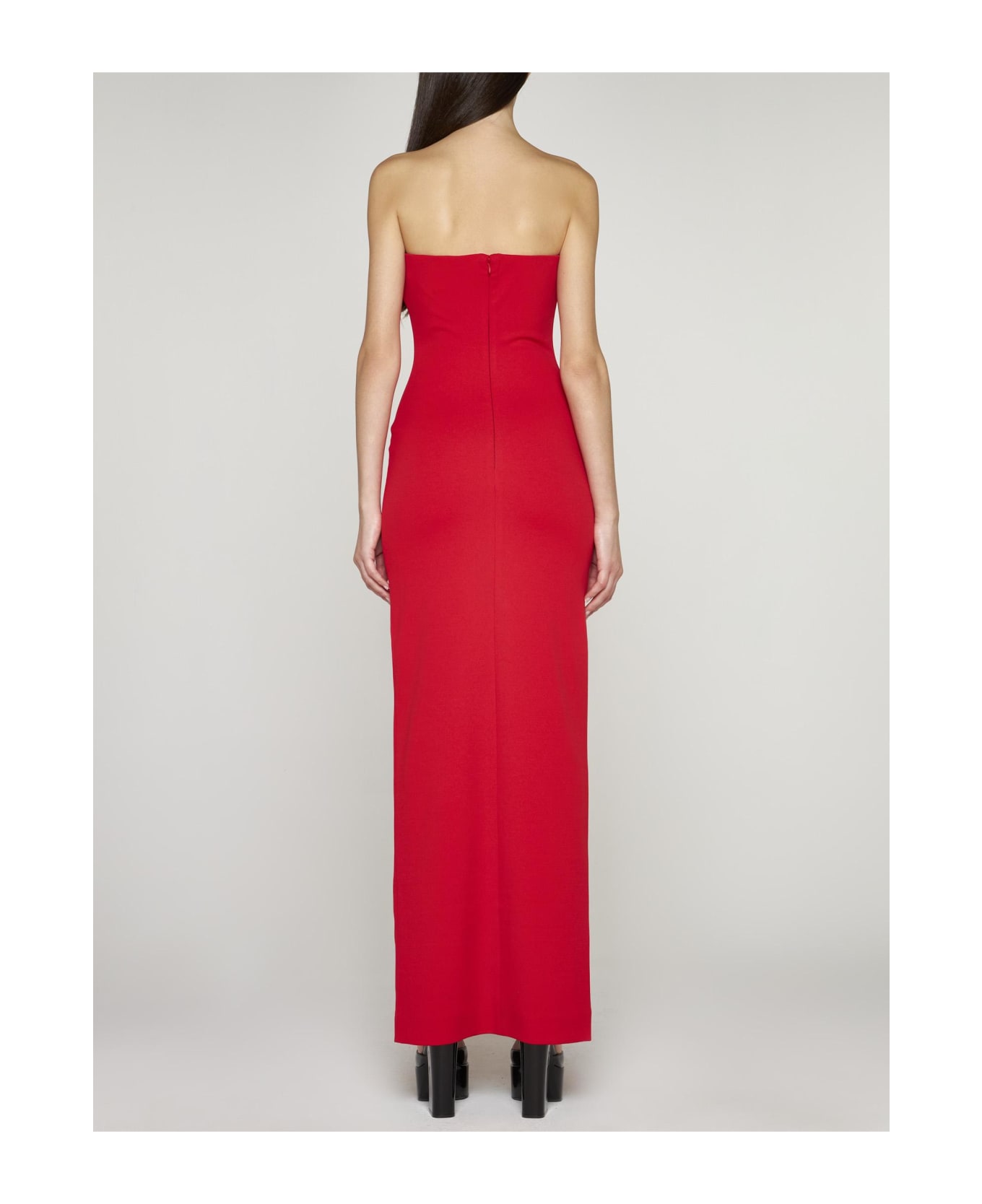 Solace London Bysha Maxi Dress - Red