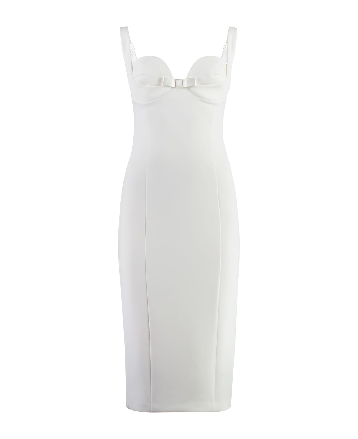 Elisabetta Franchi Sheath Dress - White