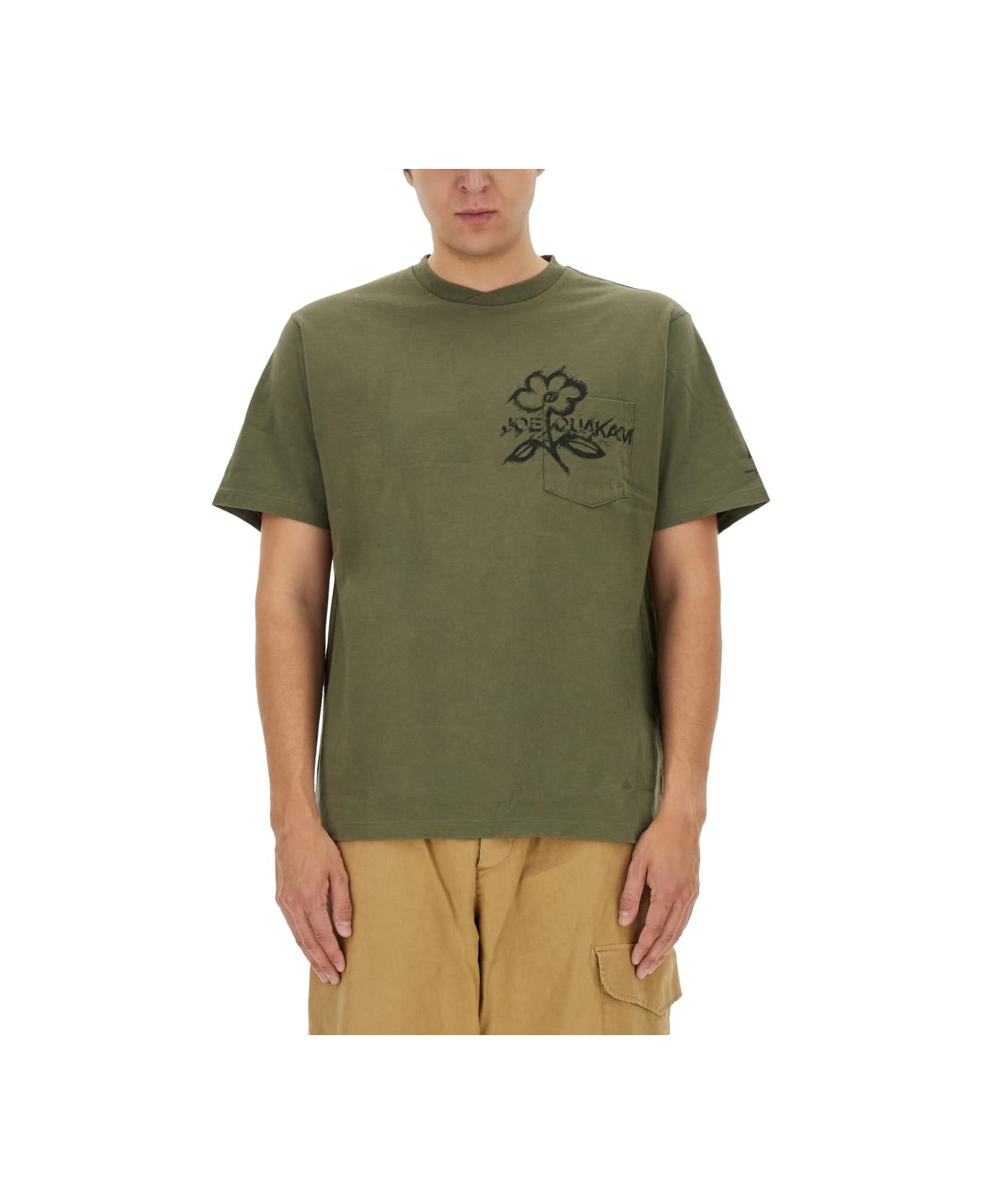 Engineered Garments Cotton T-shirt - GREEN
