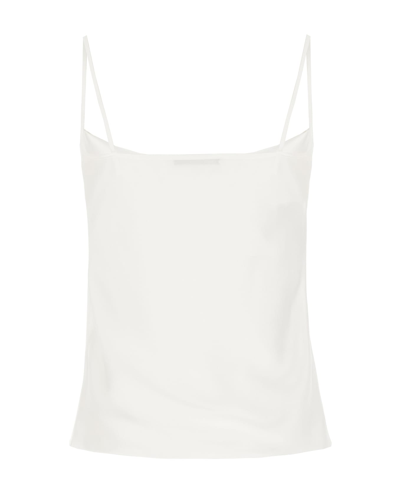 Alberta Ferretti White Acetate Blend Top - 0002