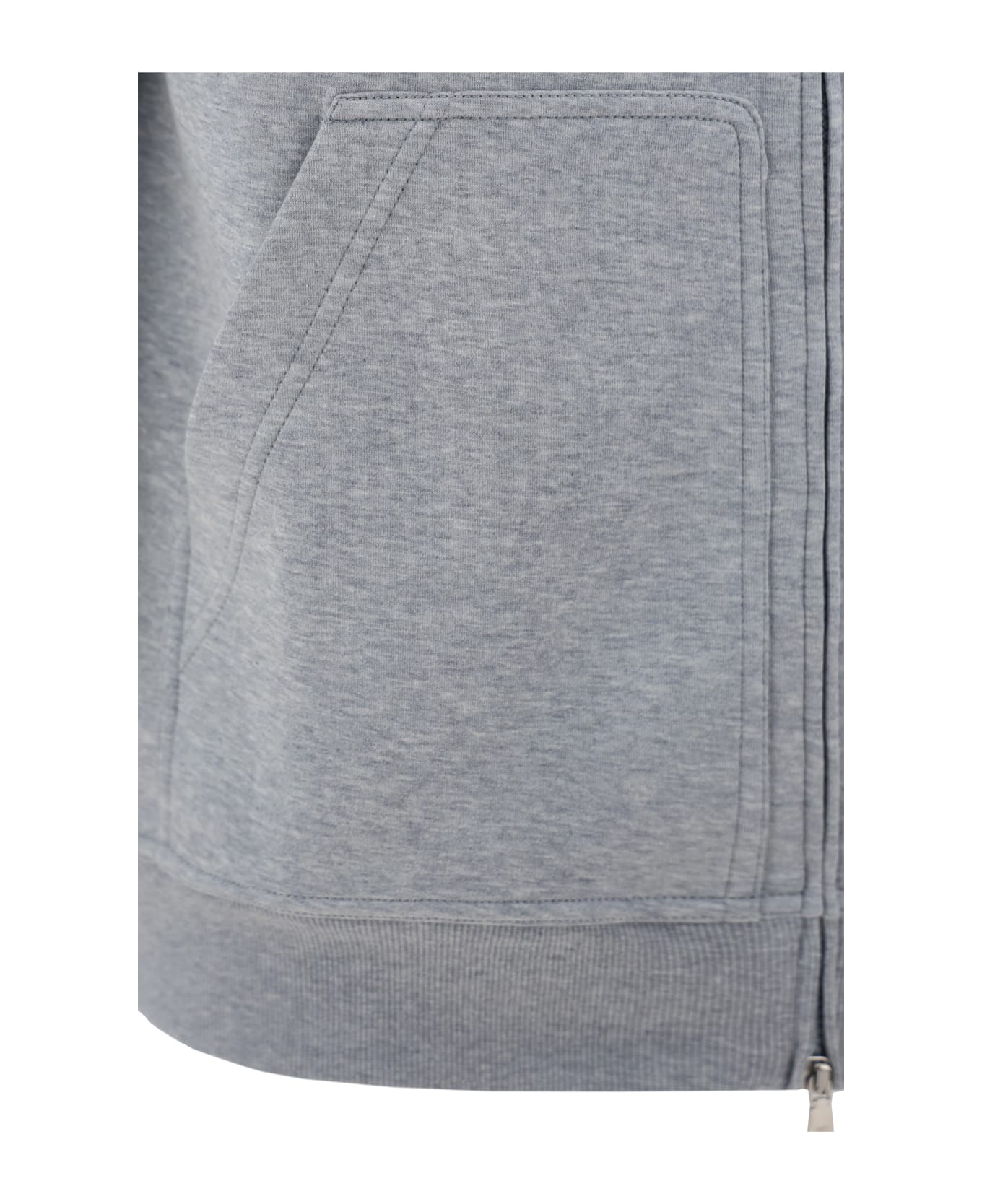 Brunello Cucinelli Hooded Vest - Grigio Medio