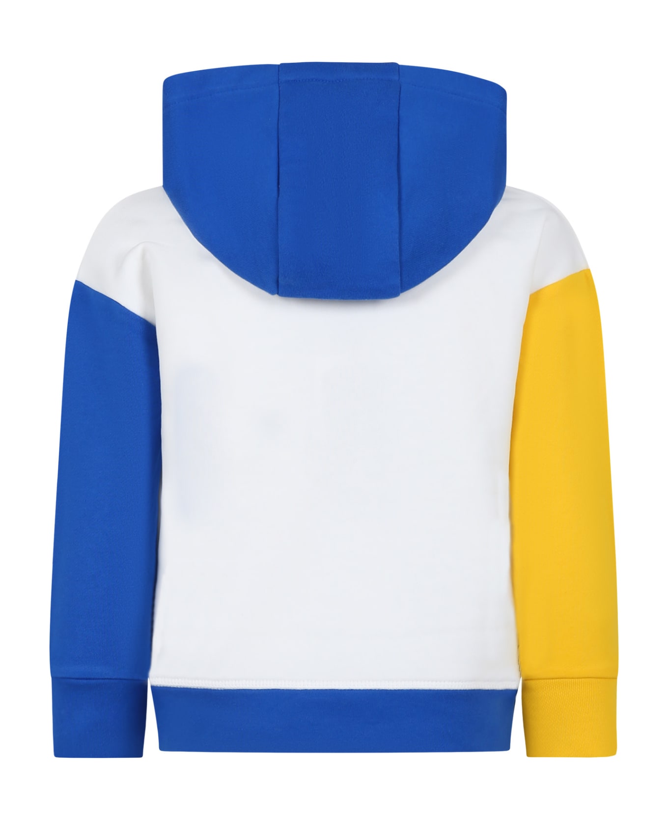 Kenzo Kids Multicolor Hooded Sweatshirt For Boy With Logo - Multicolor ニットウェア＆スウェットシャツ