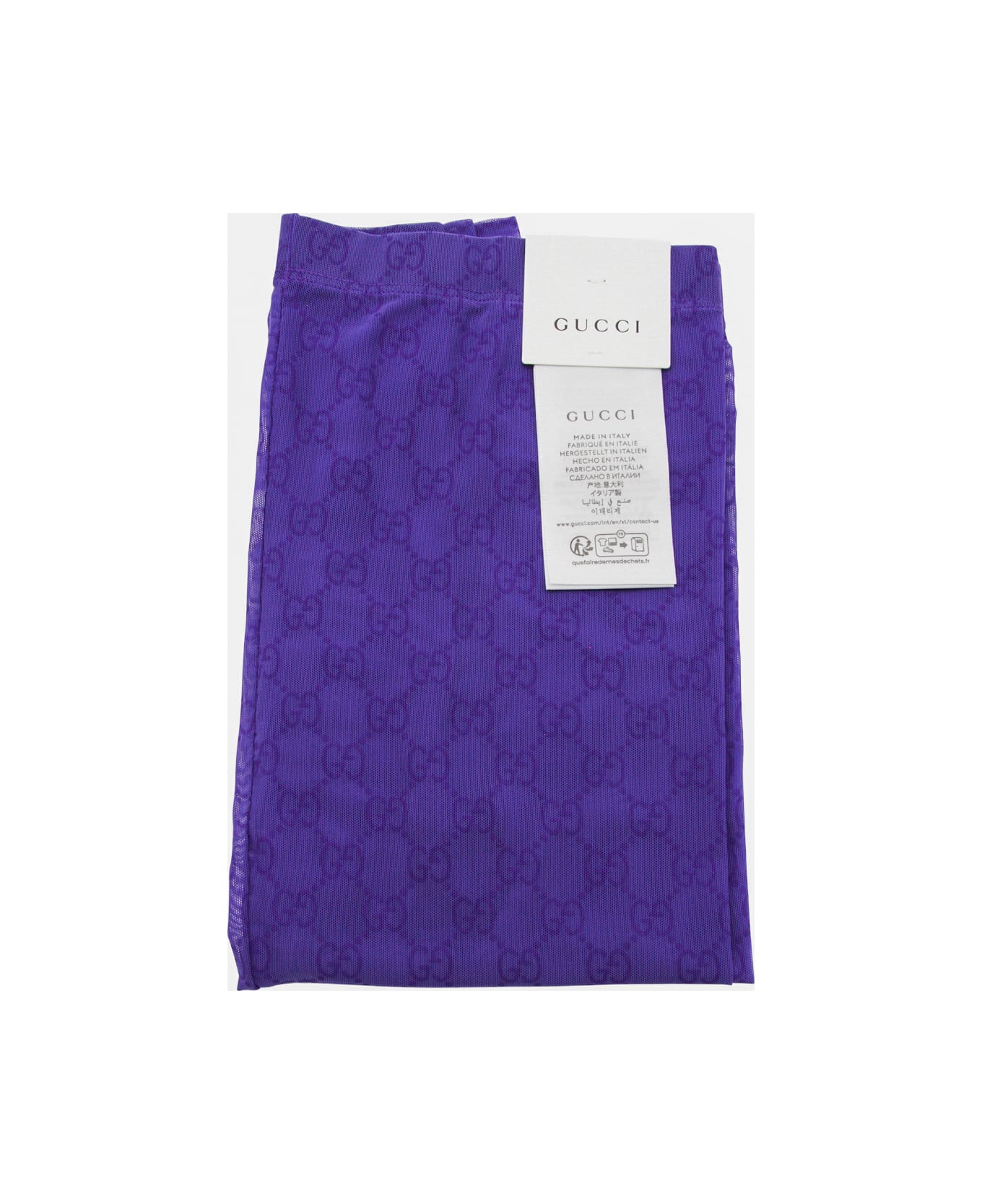 Gucci Purple Collant Socks - PURPLE