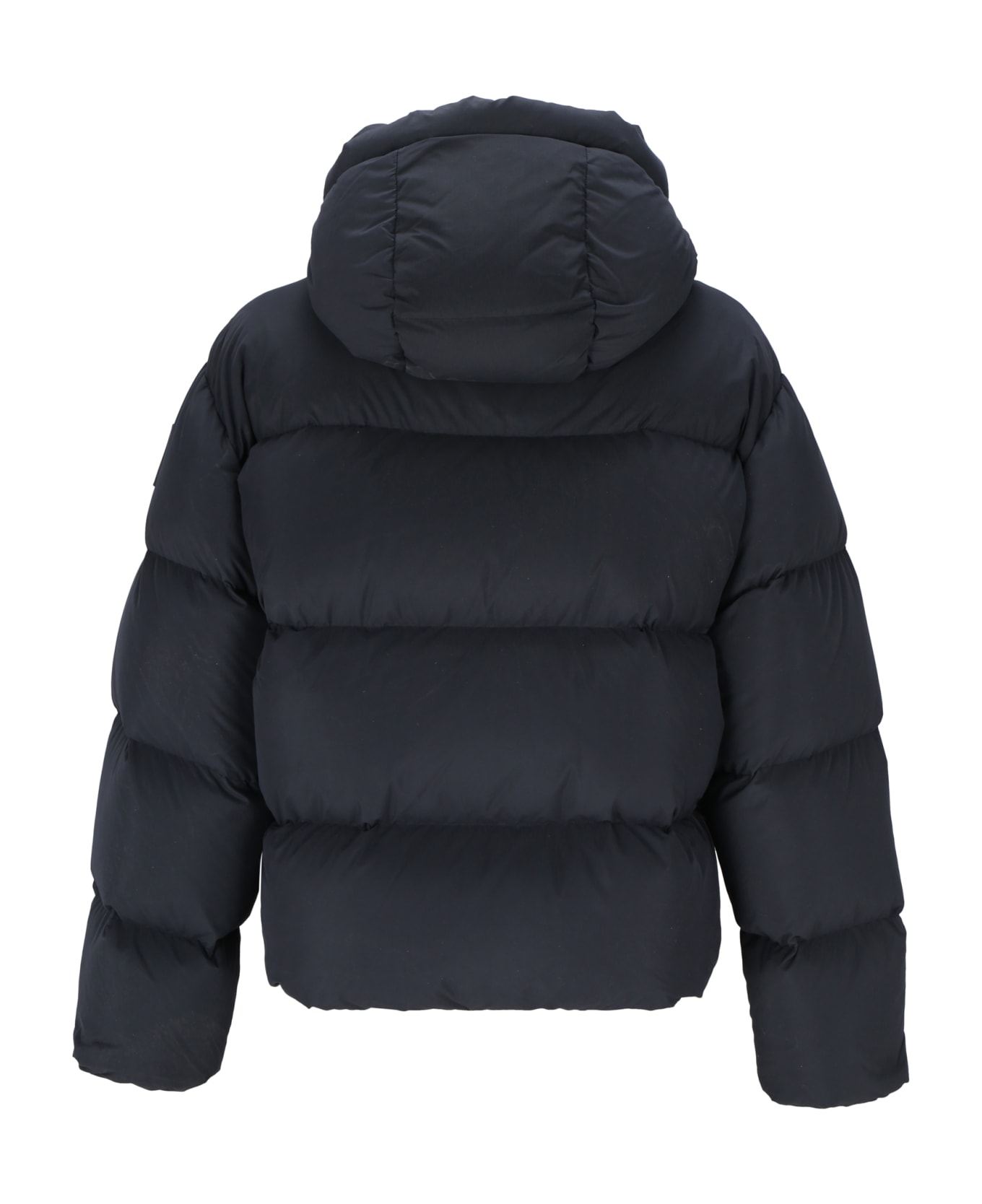 Off-White Patch Arrow Down Puffer - Black Blac