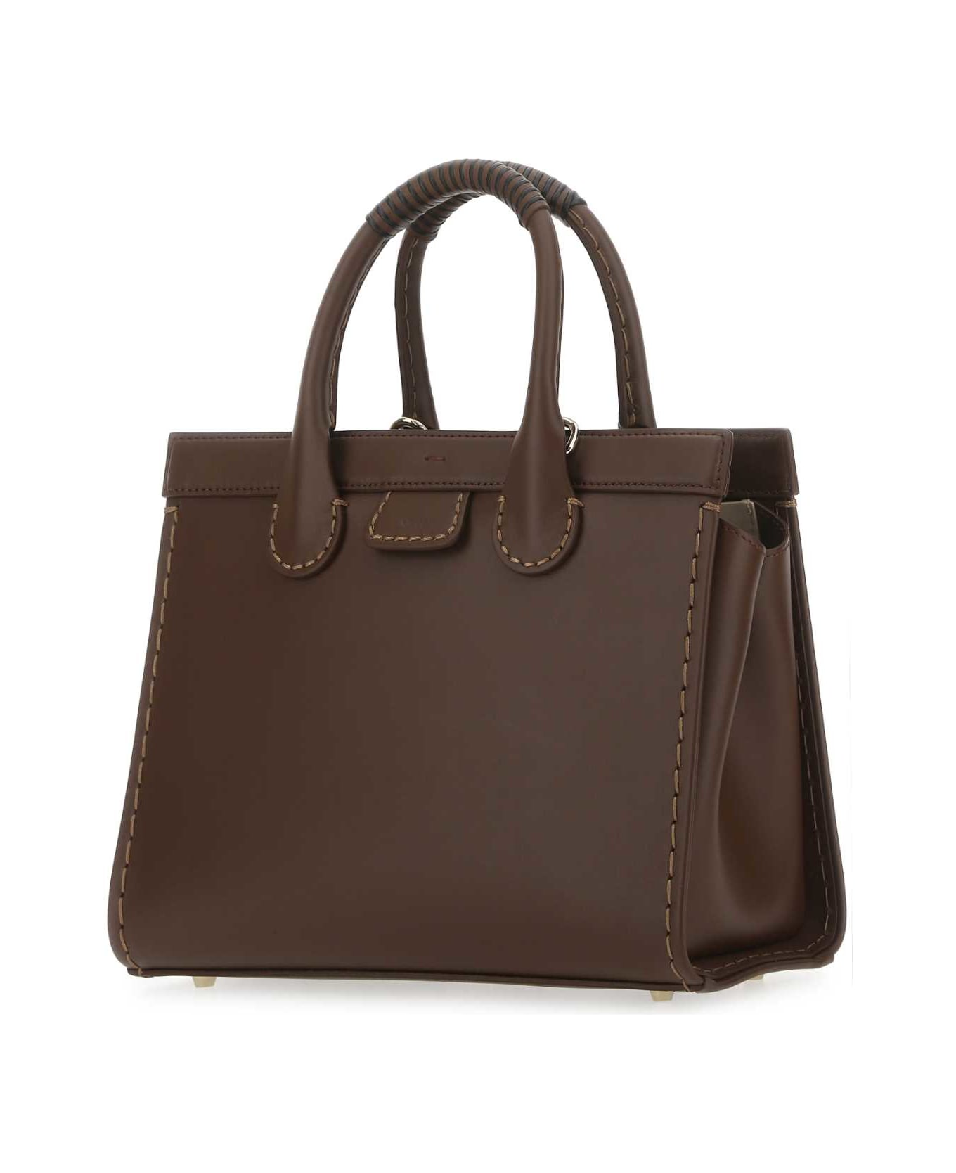 Chloé Brown Leather Medium Edith Handbag - 28A