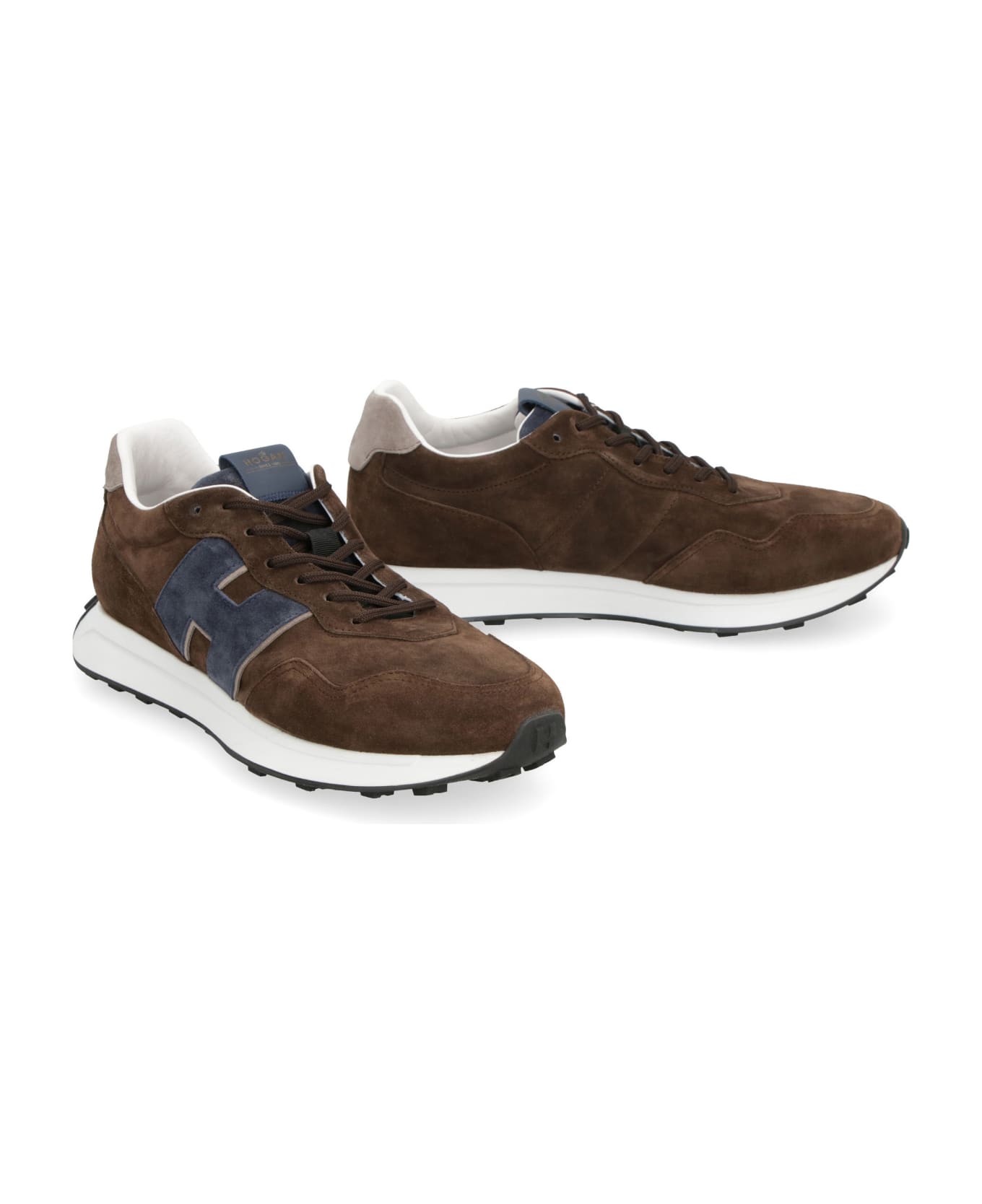 Hogan H601 Sneaker In Suede - brown