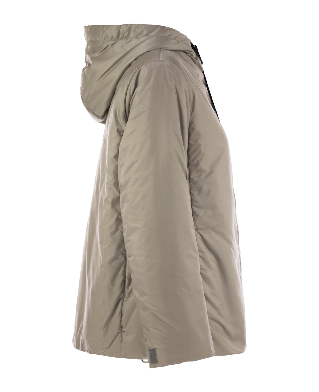 Max Mara The Cube 'greenh' Down Jacket - Light Grey