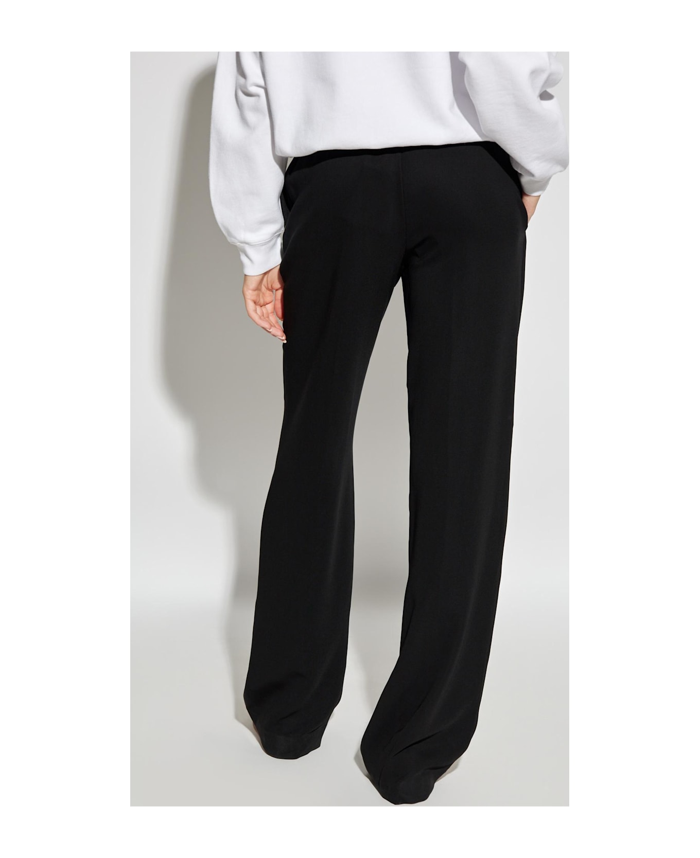 Anine Bing Wide-leg Pants - Black