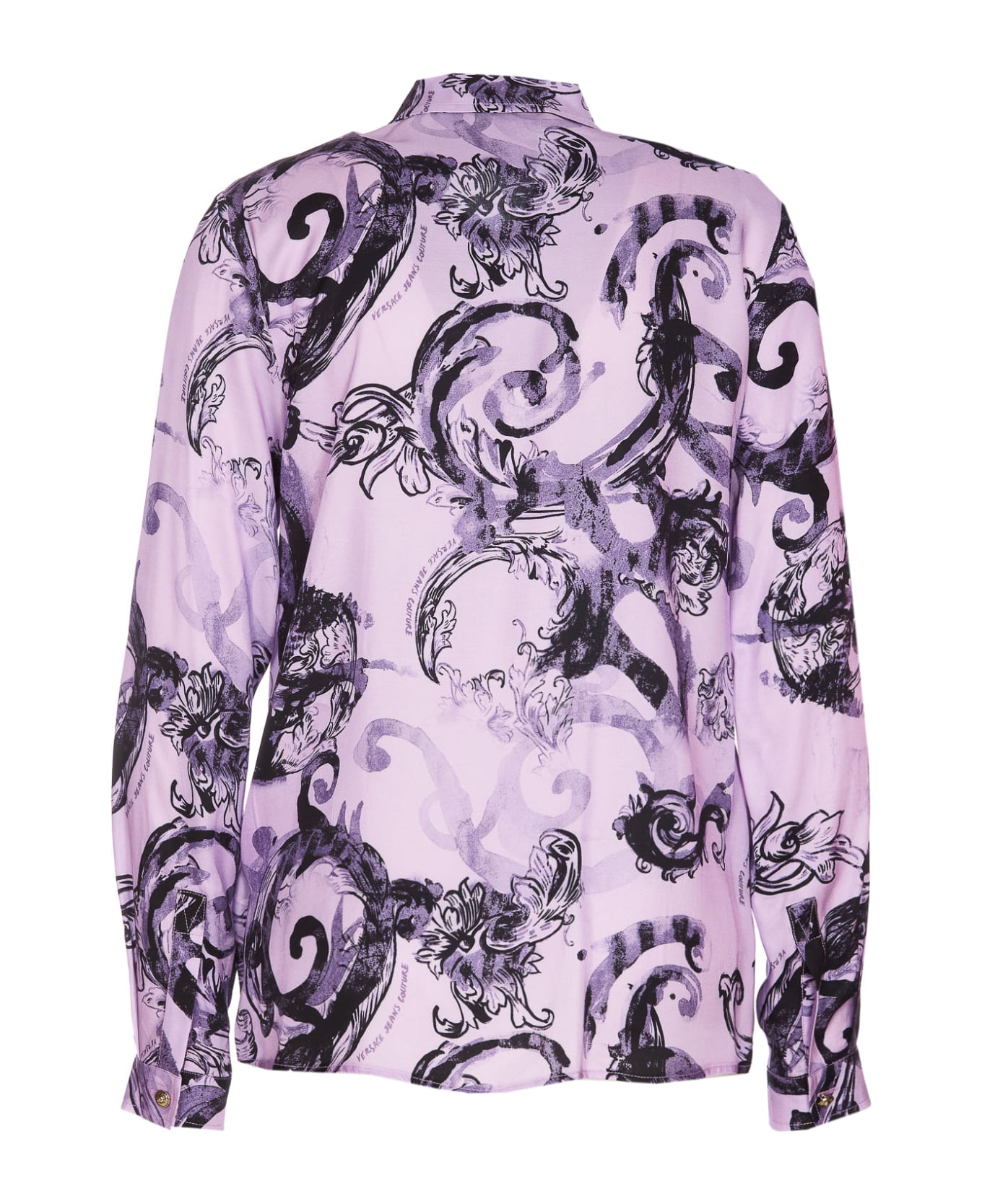 Versace Jeans Couture Watercolour Couture Shirt - Purple