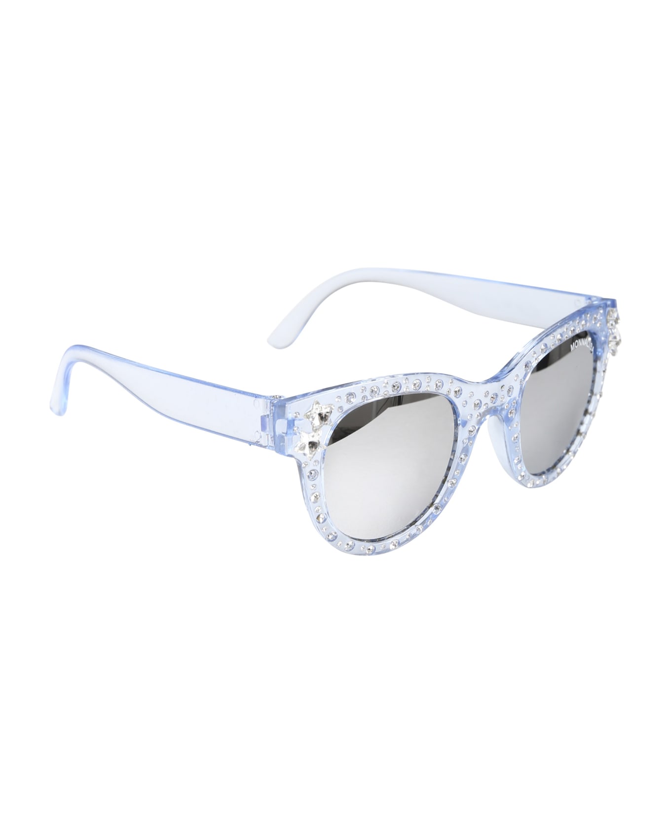 Monnalisa Sky Blue Sunglasses For Girl - Light Blue