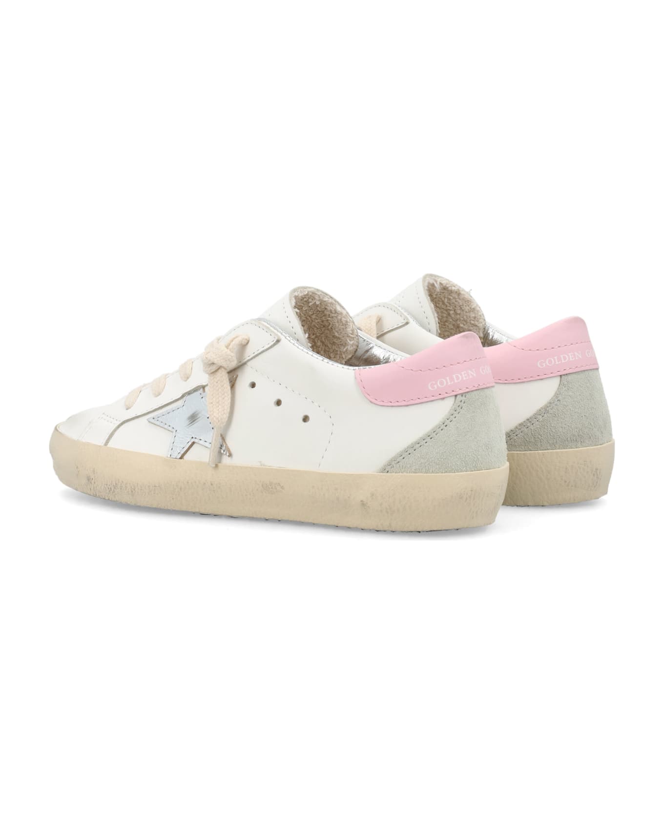 Golden Goose Super-star Classic Sneakers - WHITE/SILVER/ICE