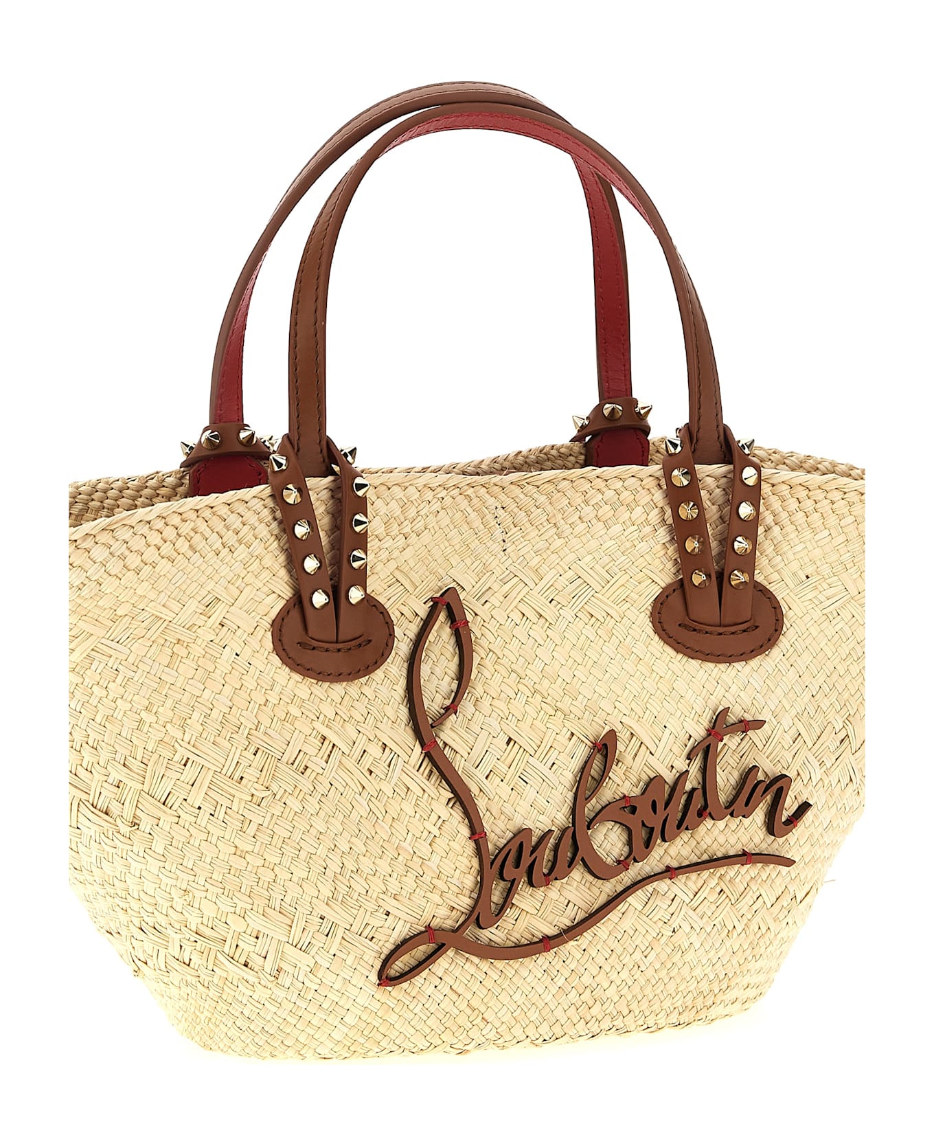 Christian Louboutin 'cabata' Mini Handbag - Beige