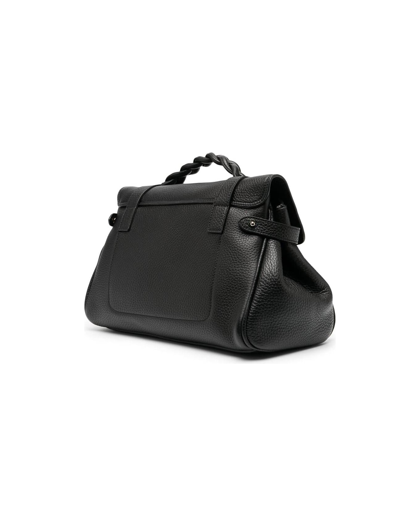 Mulberry Alexa Heavy Leather Crossbody Bag - Black トートバッグ