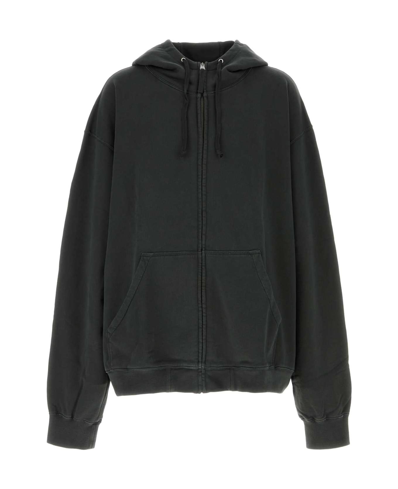 パーカー・フーディ Maison Margiela Graphite cotton oversize sweatshirt Maison Margiela Graphite Cotton Oversize Sweatshirt