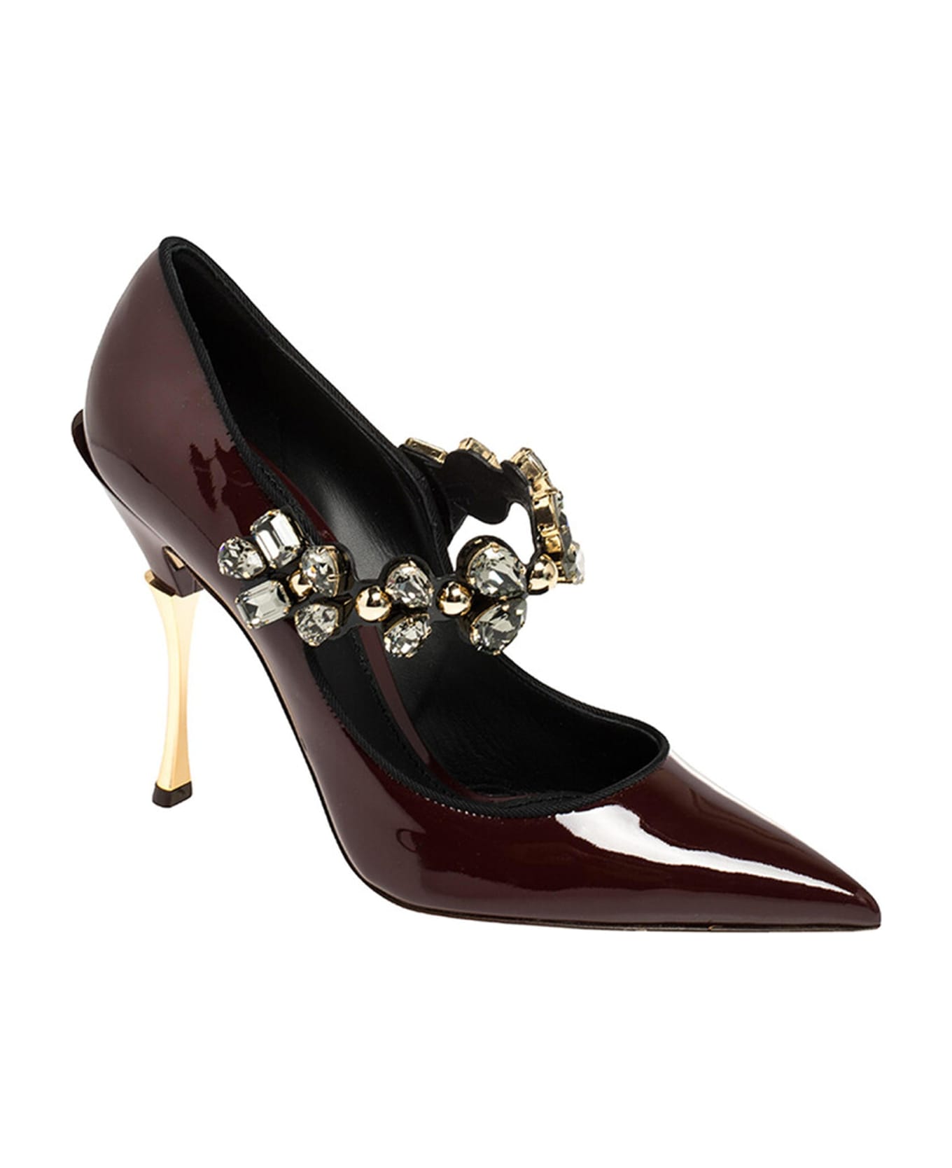 Dolce & Gabbana Cardinale Leather Pumps - Red