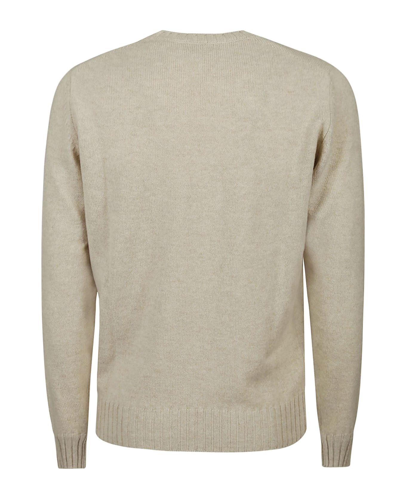 Filippo De Laurentiis Crewneck Sweater Ls - Linen