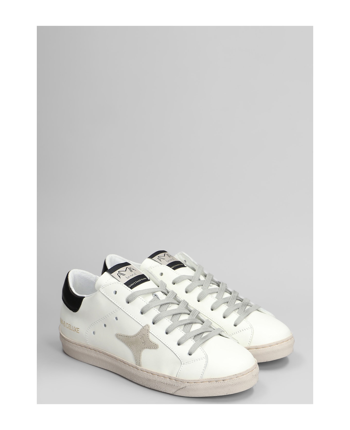 AMA-BRAND Sneakers In White Leather - white