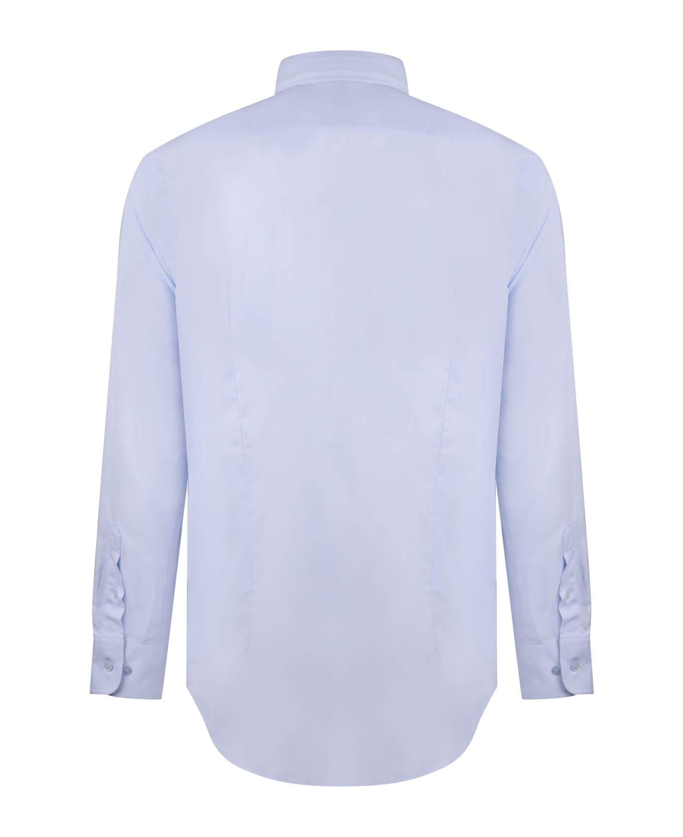 Etro Button-down Collar Cotton Shirt - Light Blue