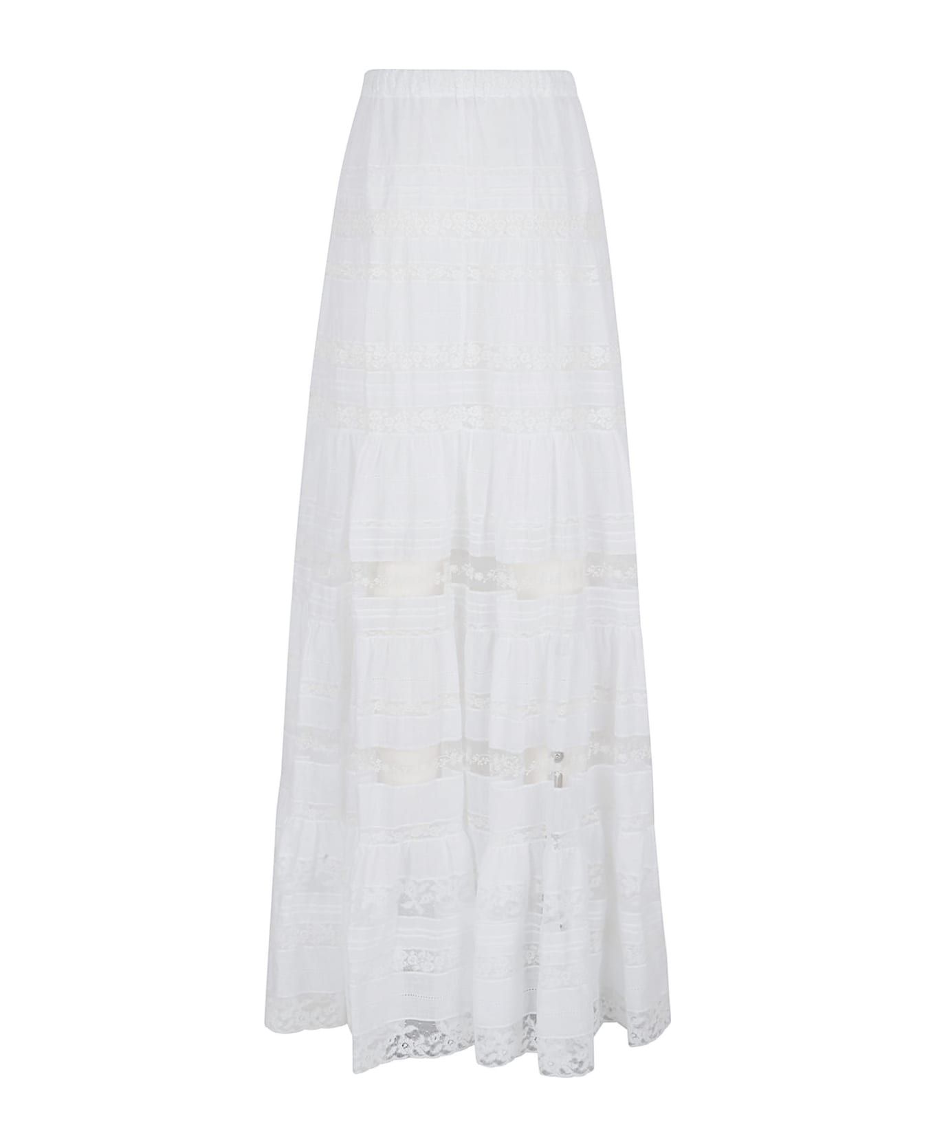 Ermanno Scervino Long Skirt - Bright White スカート