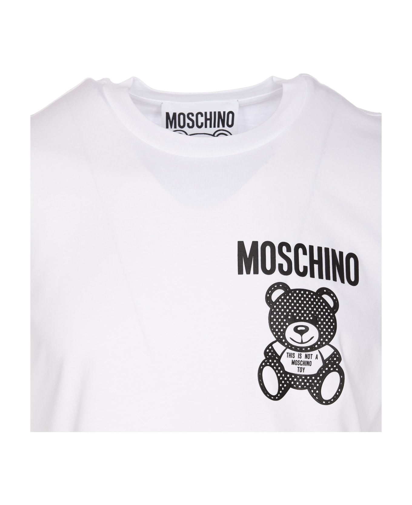 Moschino Small Teddy Mesh T-shirt - White