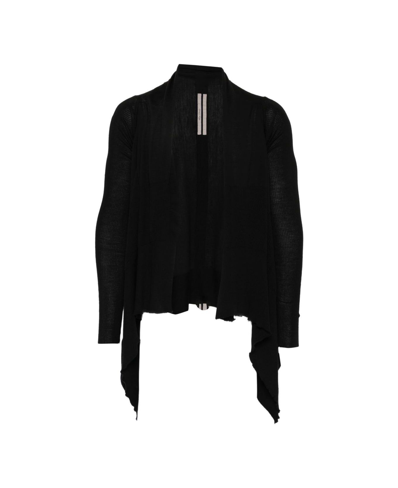 Rick Owens Wool Knitted Cardigan - Black