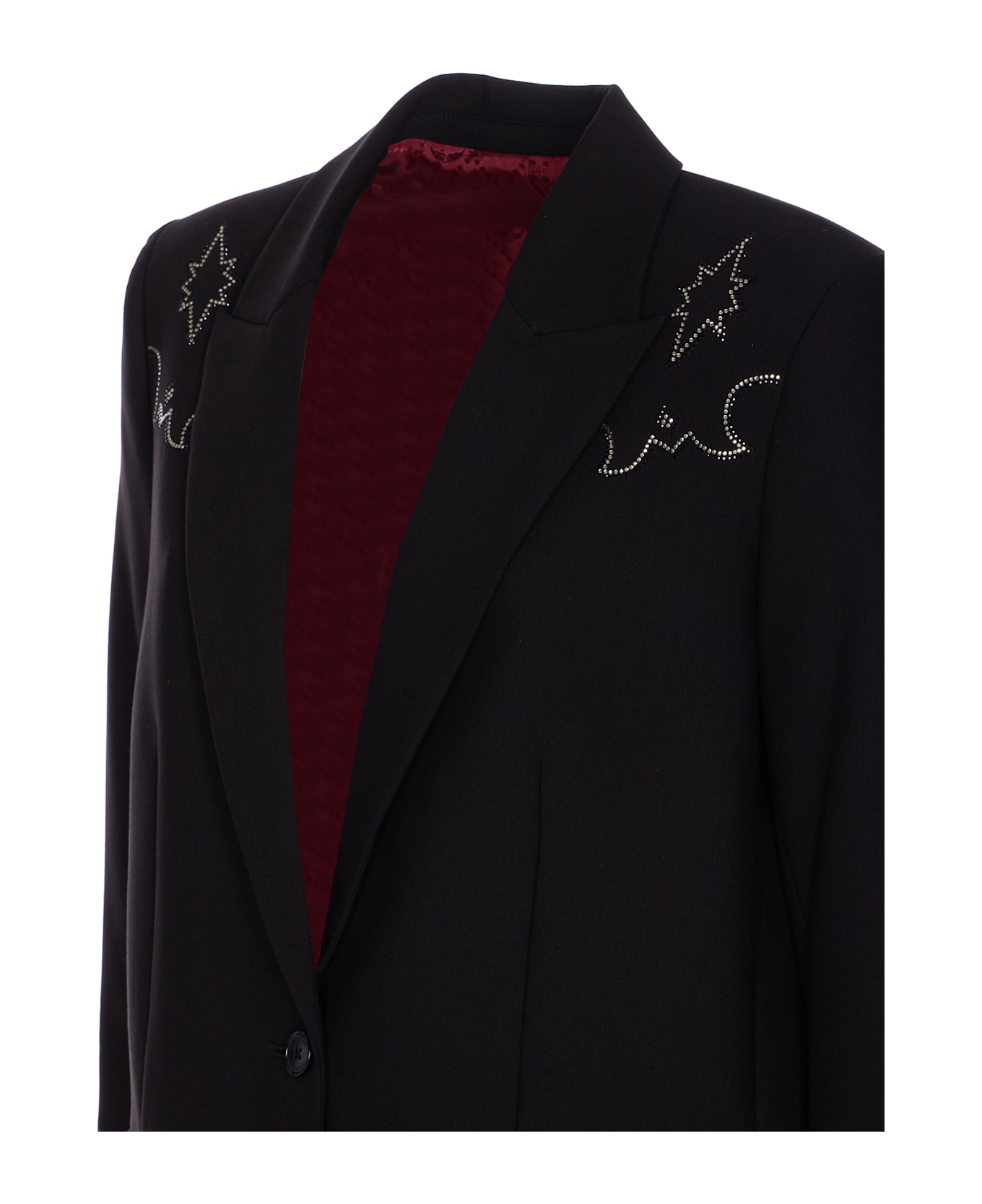 Zadig 
Voltaire Viva Strass Western Jacket - Black