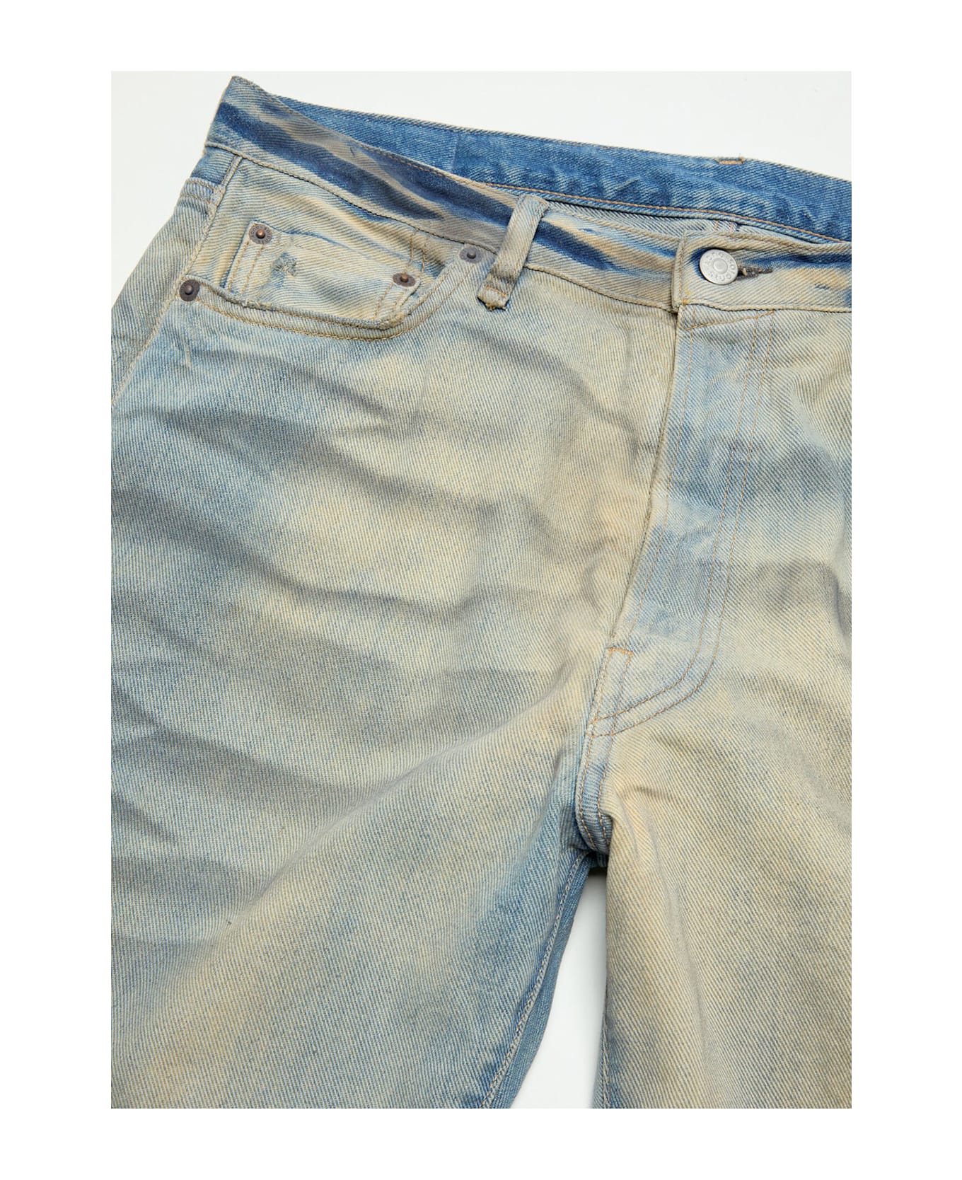 Acne Studios 
carver
 Light Blue Cotton Jeans - Blue