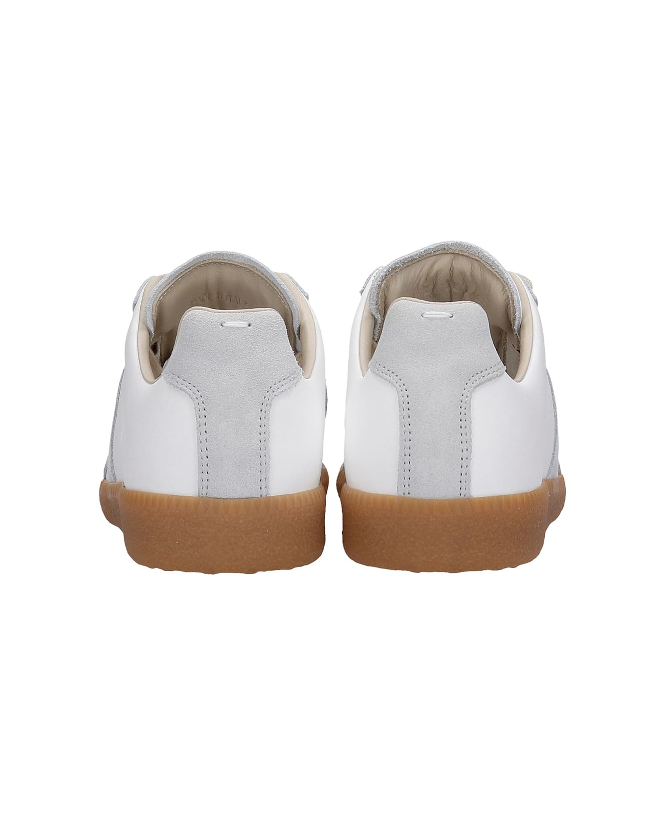 Maison Margiela Replica Sneakers In White Leather - white