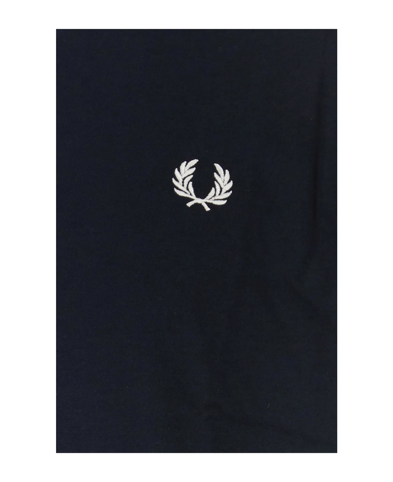 Fred Perry Midnight Blue Cotton T-shirt - Navy