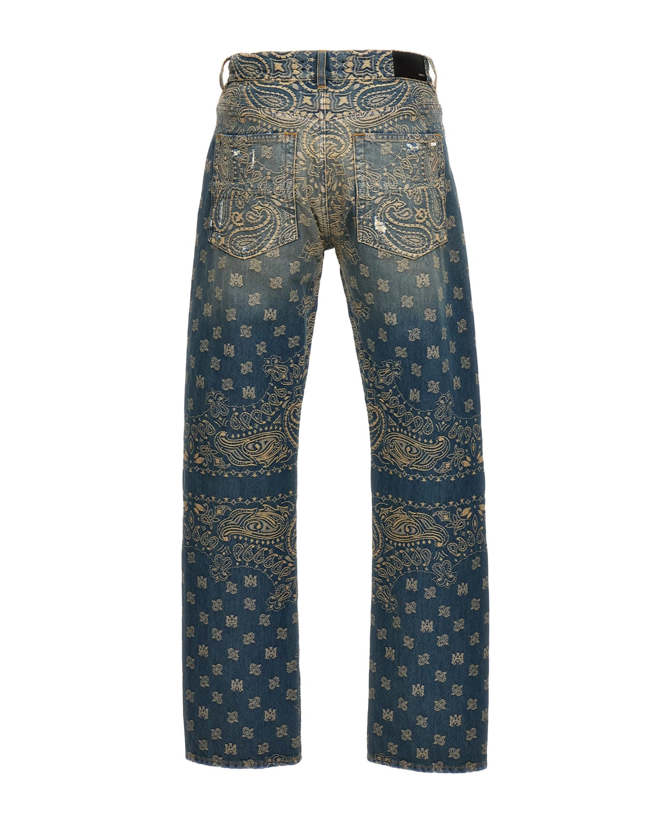 AMIRI 'bandana Jaquard' Jeans - Blue