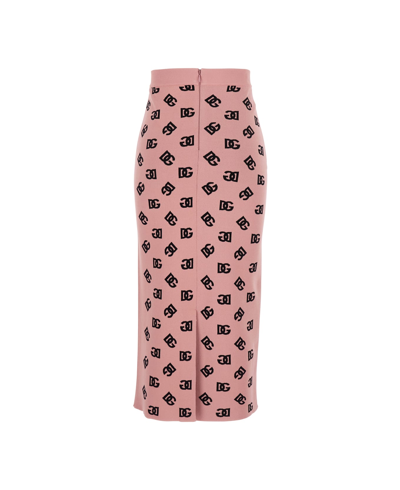 Dolce 
Gabbana Dg Logo Midi Skirt - Pink
