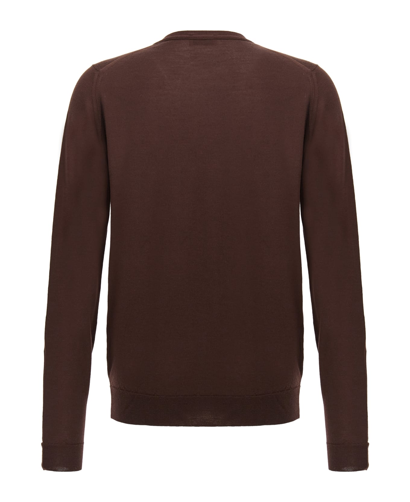 John Smedley 
petworth
 Cardigan - Brown