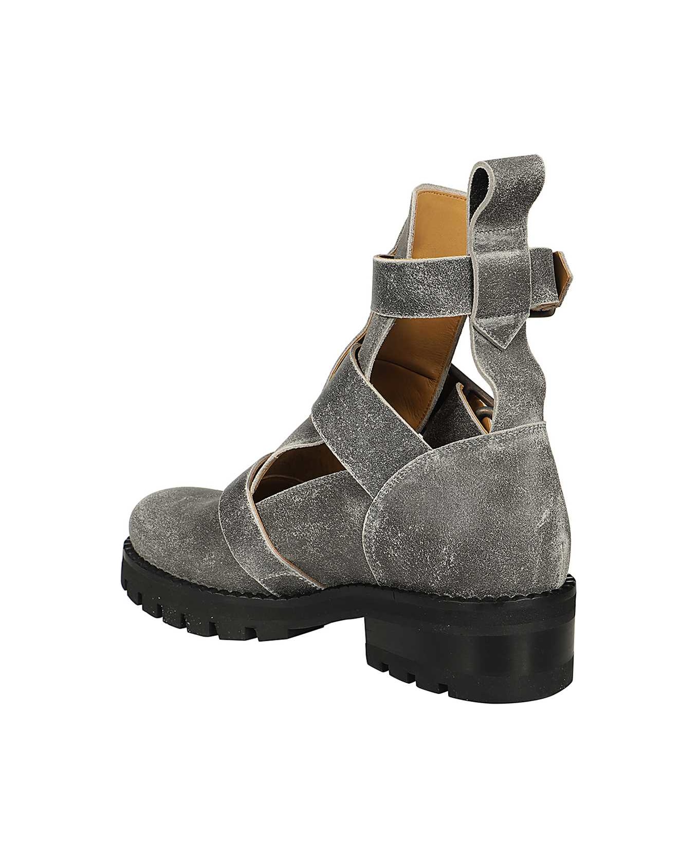 Vivienne Westwood Leather Boots - grey