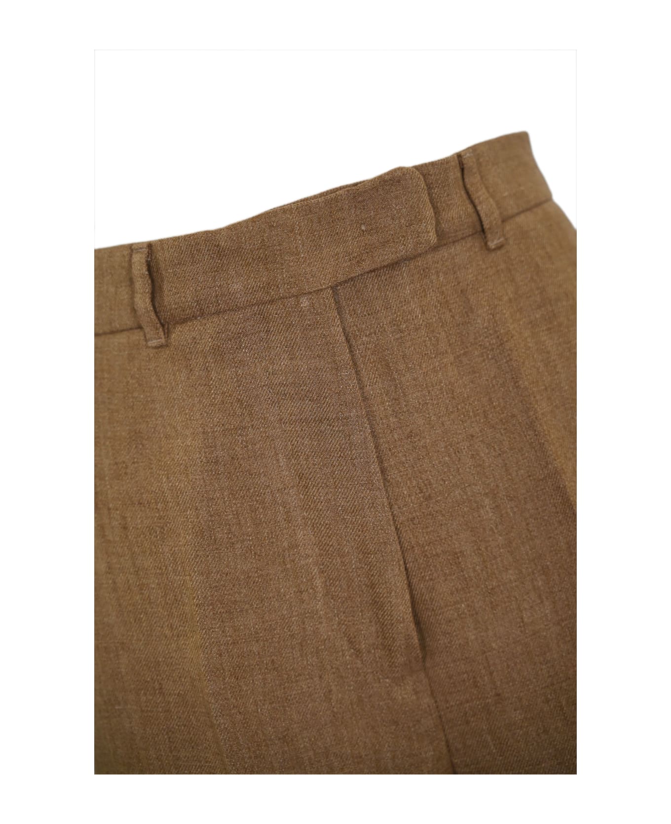 Max Mara Studio 'alcano' Linen Trousers - SIGARO