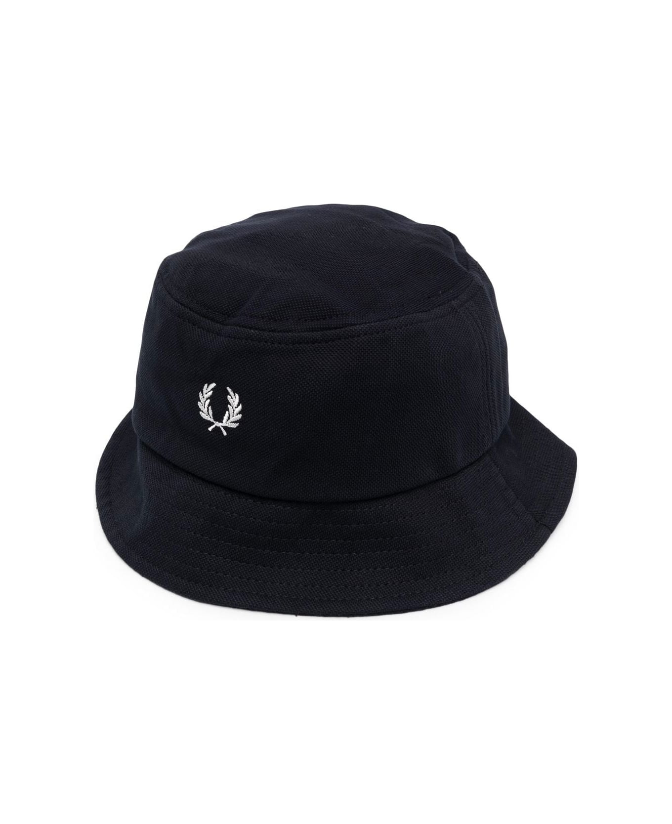 Fred Perry Fp Pique Bucket Hat - Navy