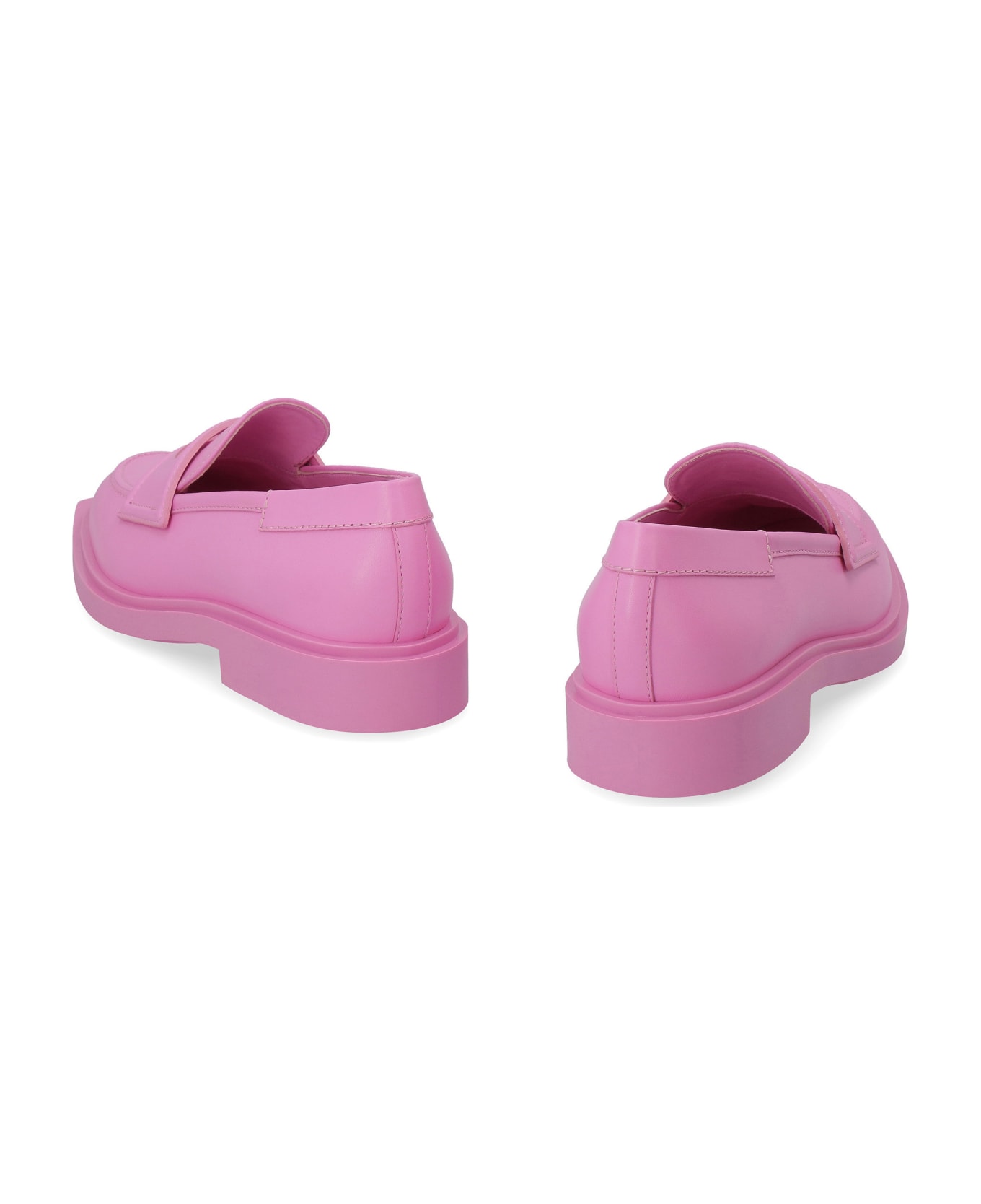 3JUIN Viola Leather Loafers - Pink